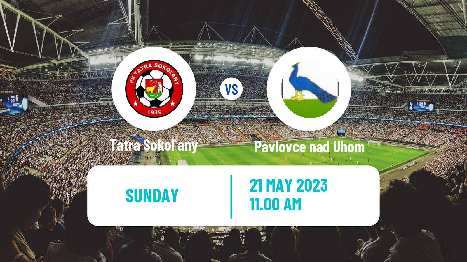 Soccer Slovak 4 Liga East Tatra Sokoľany - Pavlovce nad Uhom