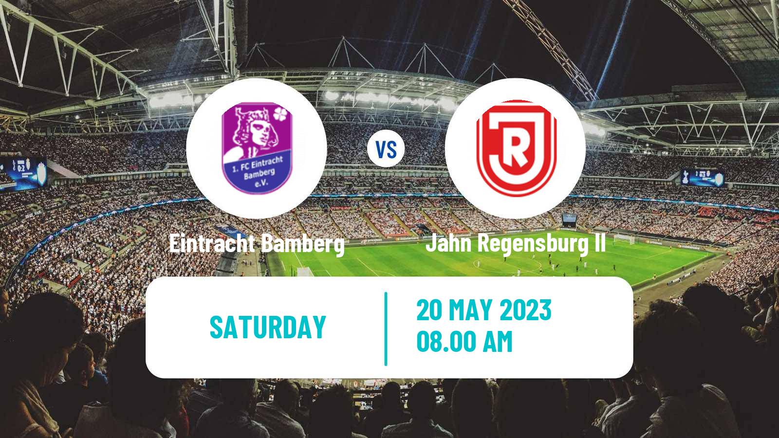 Soccer German Oberliga Bayern Nord Eintracht Bamberg - Jahn Regensburg II