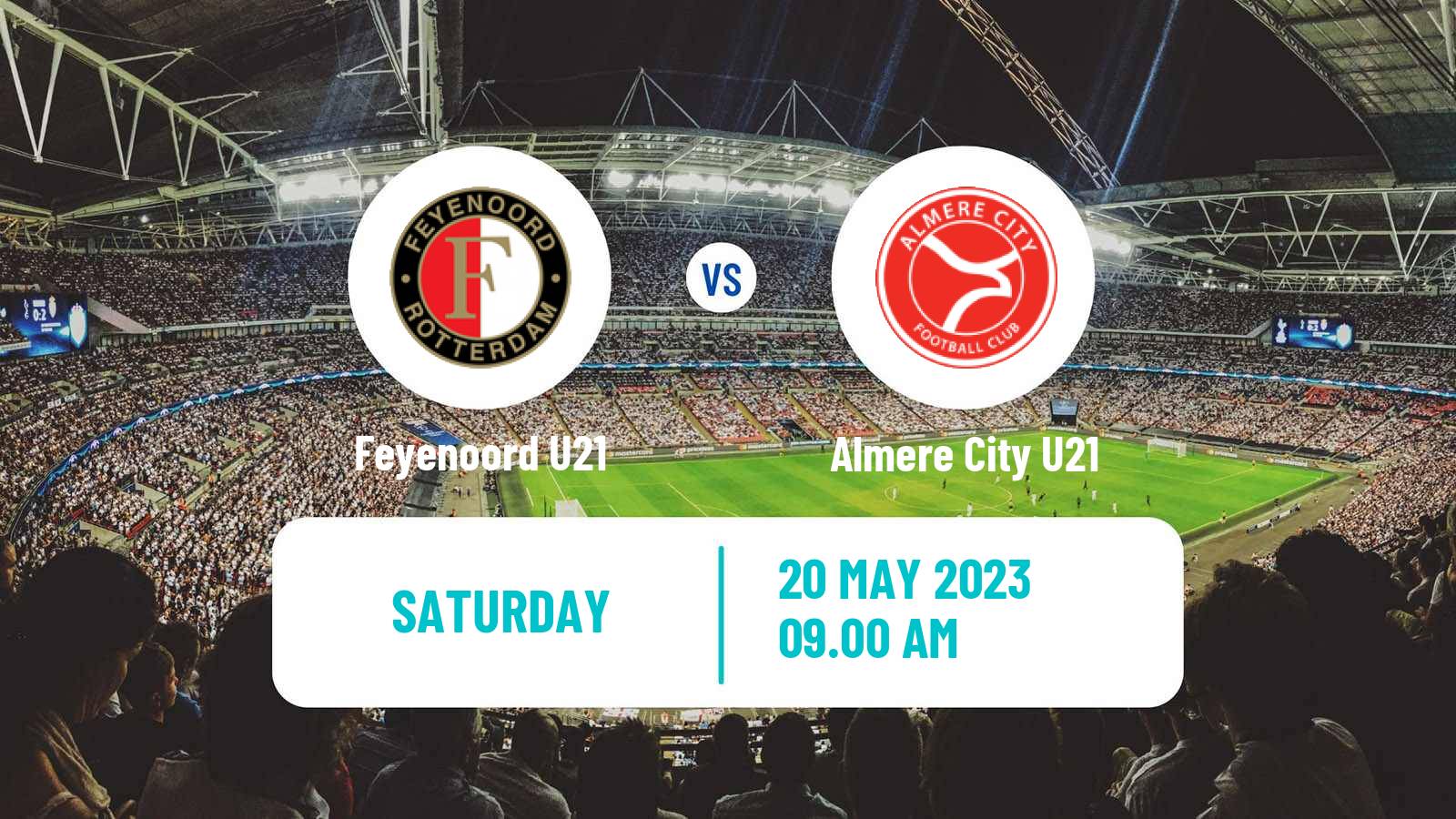 Soccer Dutch Divisie 1 U21 Feyenoord U21 - Almere City U21