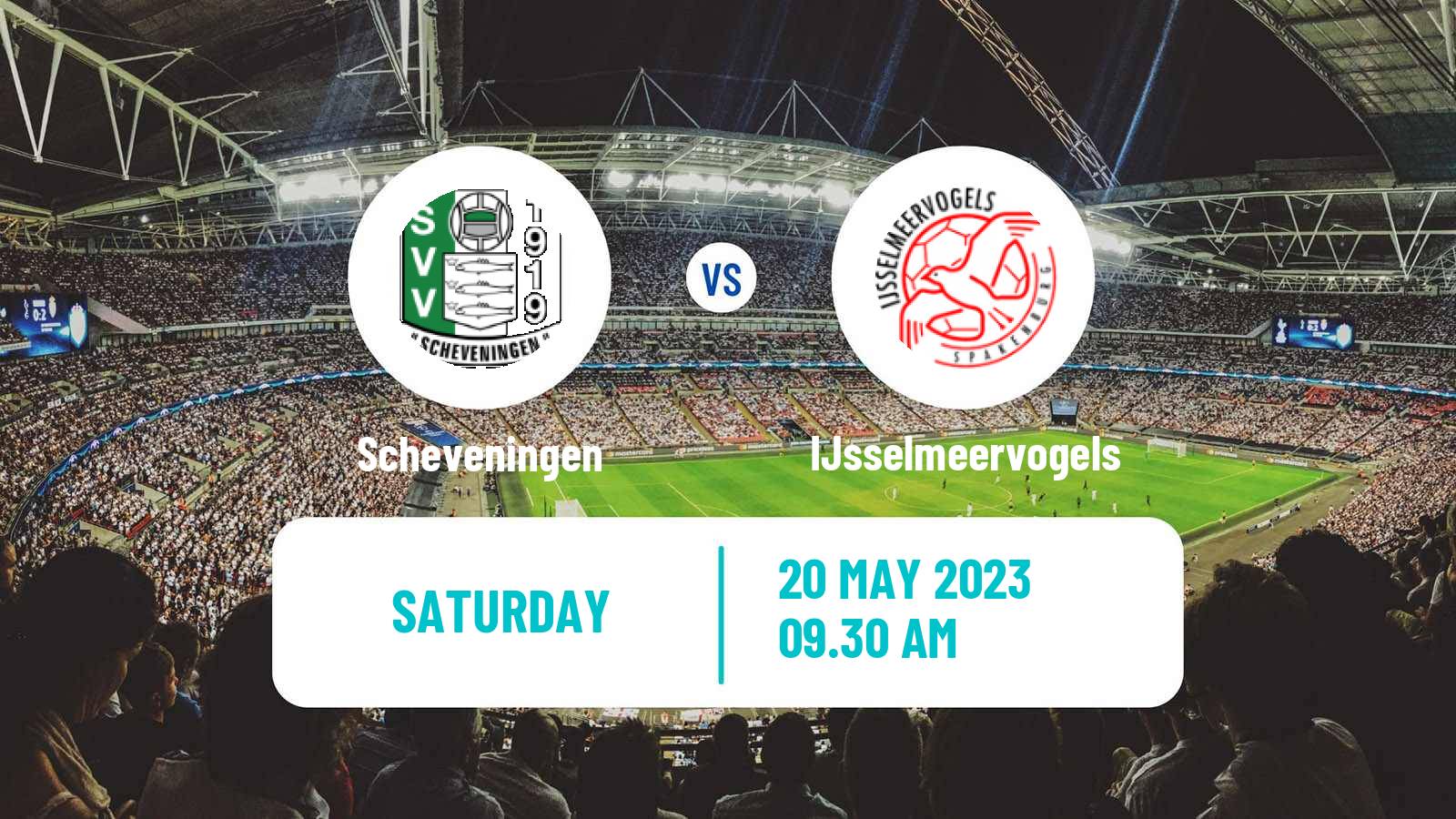 Soccer Dutch Tweede Divisie Scheveningen - IJsselmeervogels