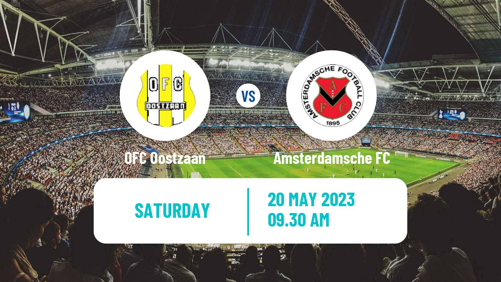 Soccer Dutch Tweede Divisie OFC Oostzaan - Amsterdamsche FC