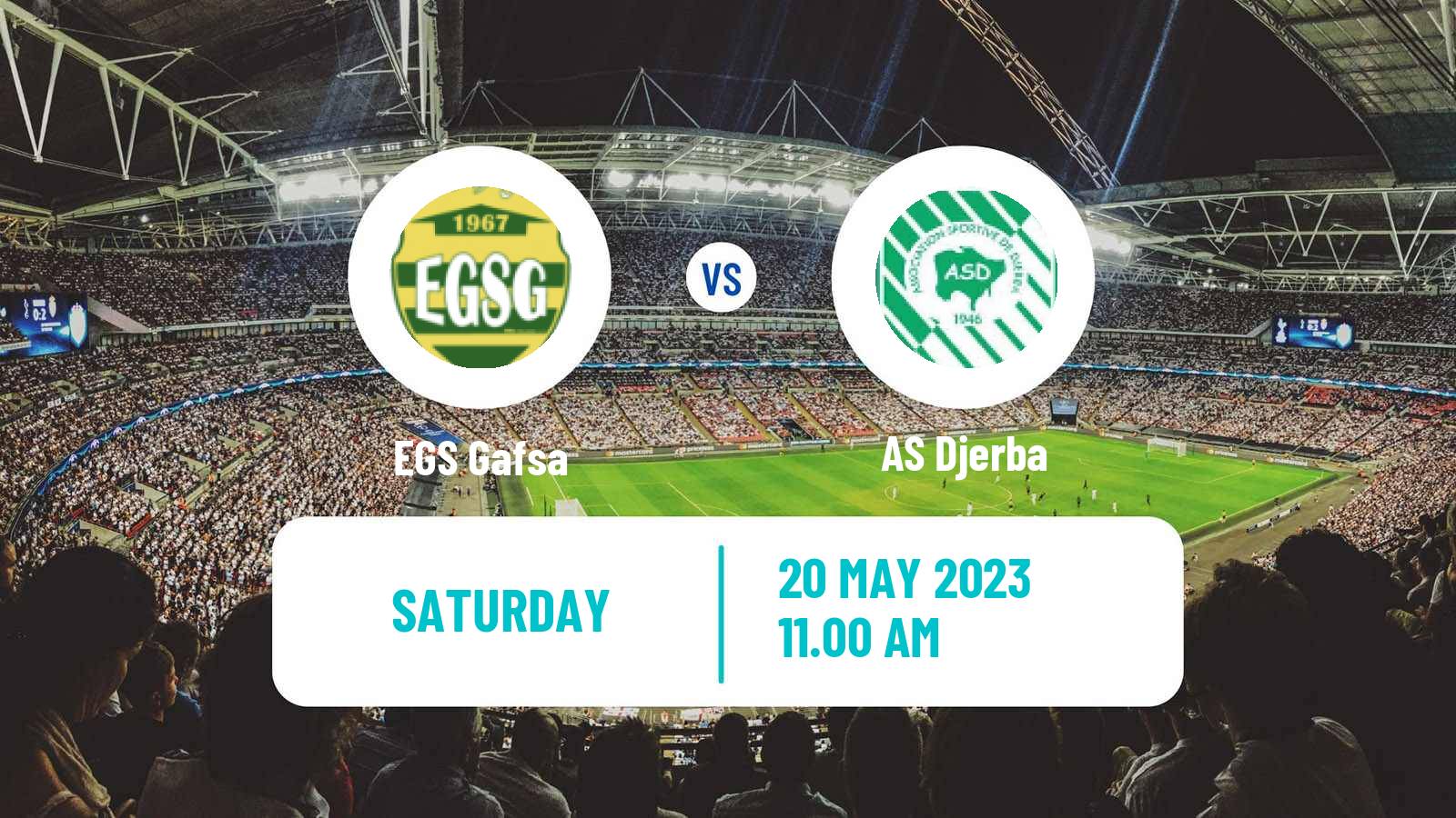 Soccer Tunisian Ligue 2 EGS Gafsa - Djerba
