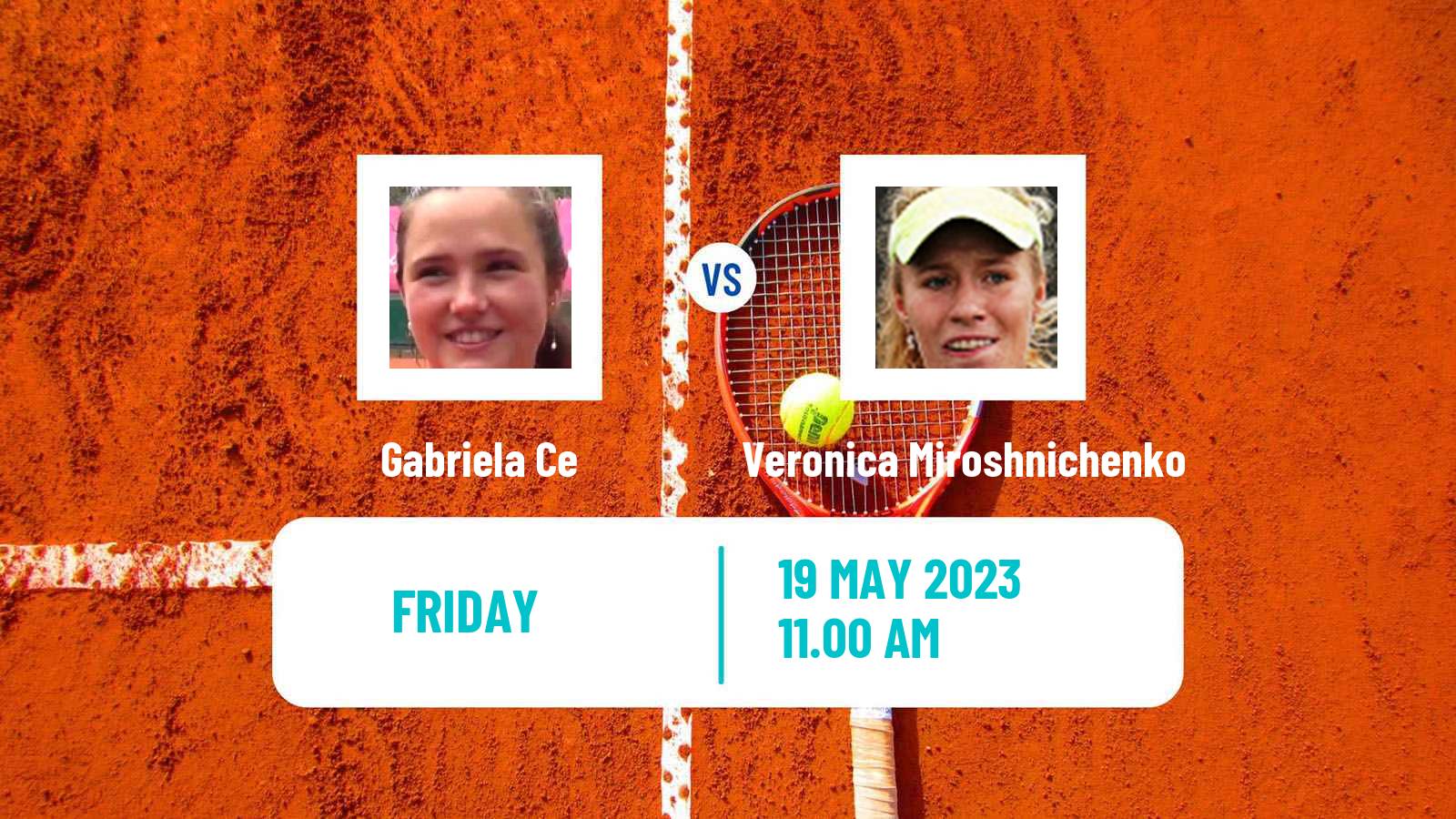 Tennis ITF W60 Pelham Al Women Gabriela Ce - Veronica Miroshnichenko