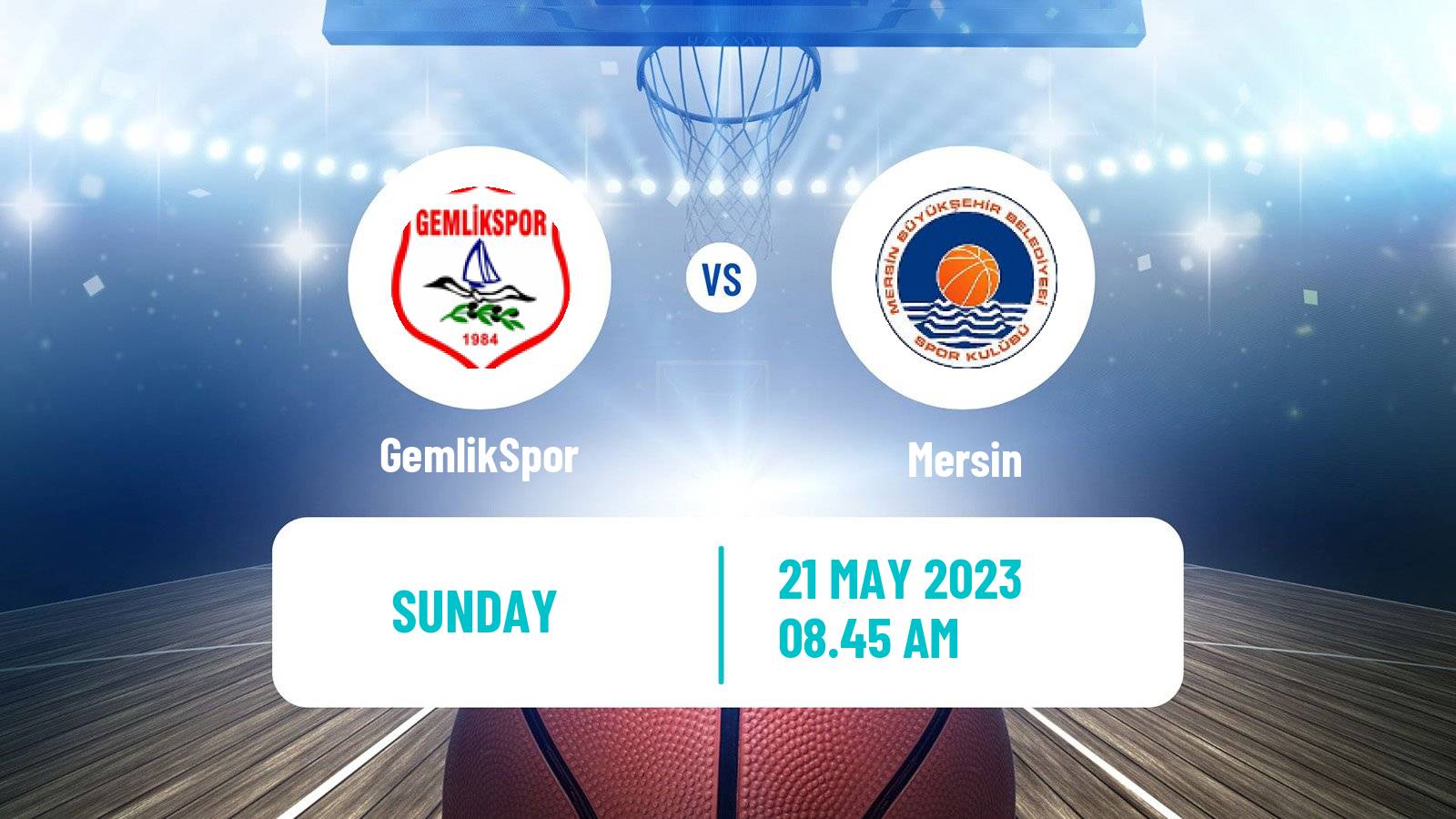 Basketball Turkish TBL GemlikSpor - Mersin SK