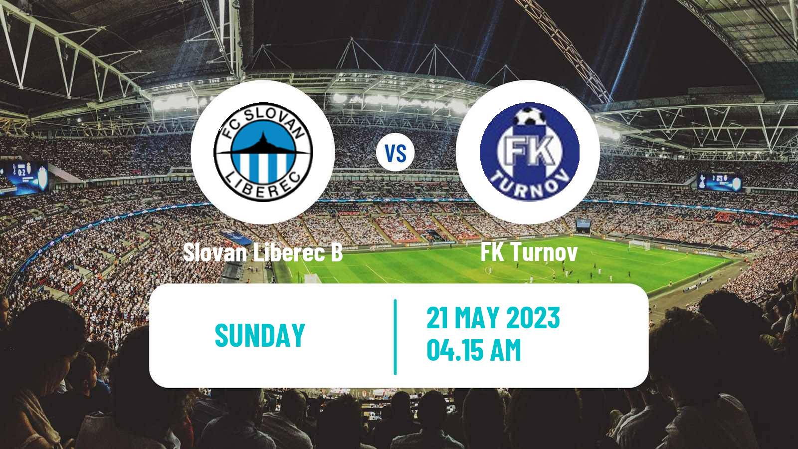 Soccer Czech Division C Slovan Liberec B - Turnov