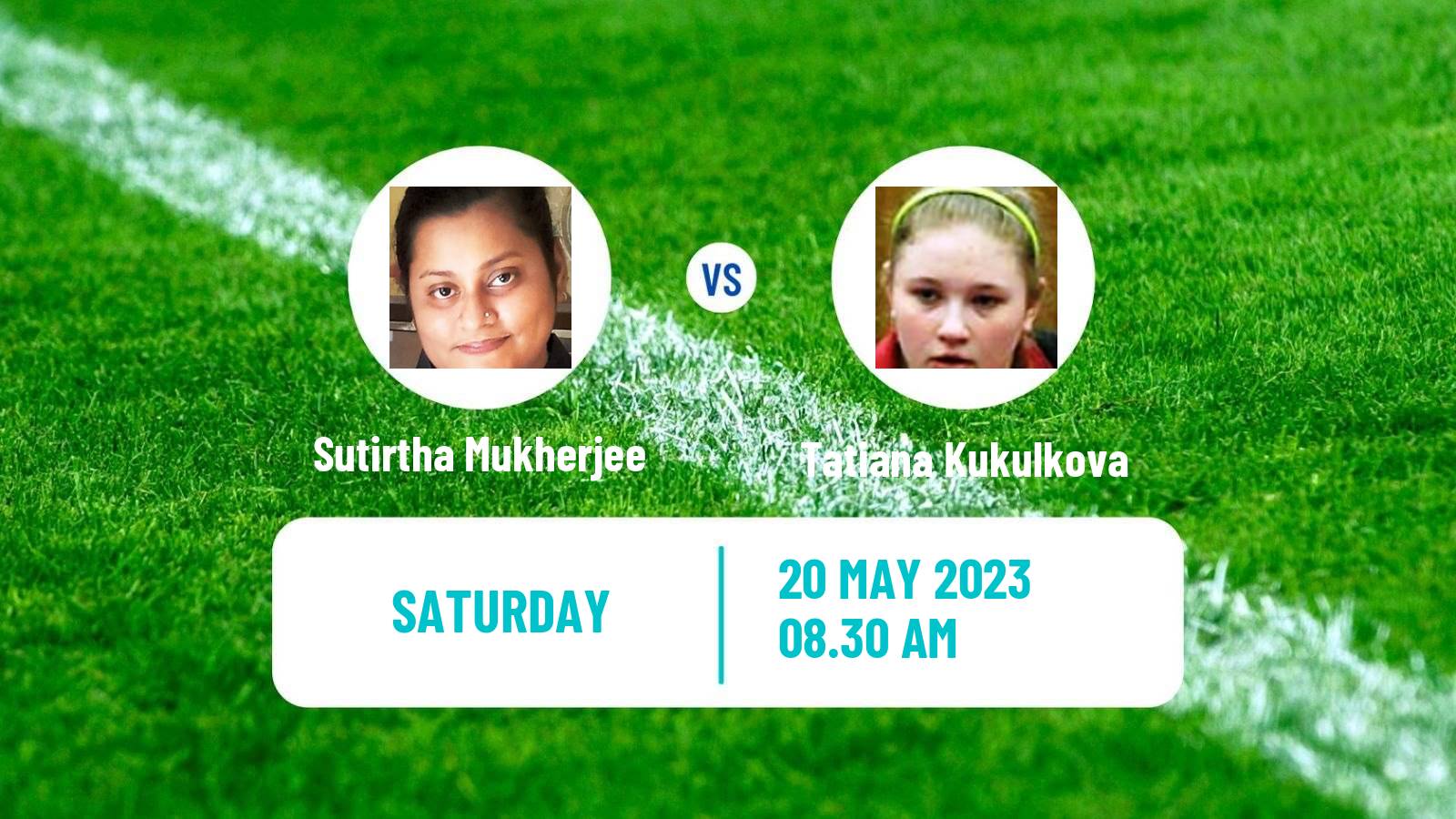 Table tennis World Championships Women Sutirtha Mukherjee - Tatiana Kukulkova