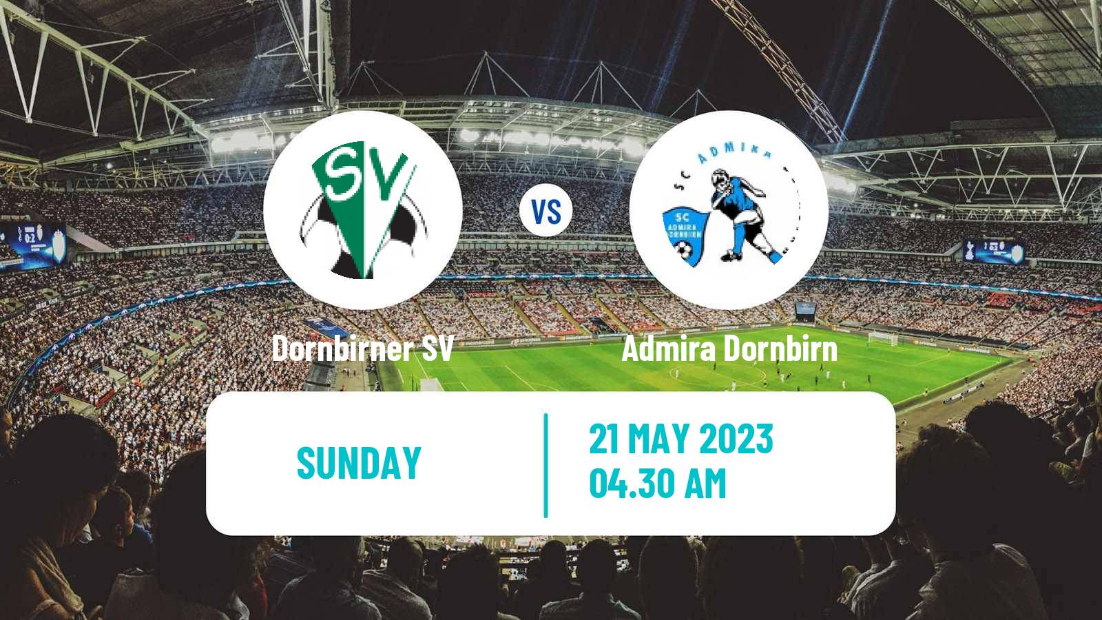Soccer Austrian Regionalliga West - Vorarlberg Dornbirner SV - Admira Dornbirn