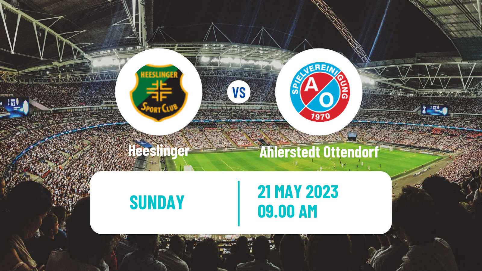 Soccer German Oberliga Niedersachsen Heeslinger - Ahlerstedt Ottendorf