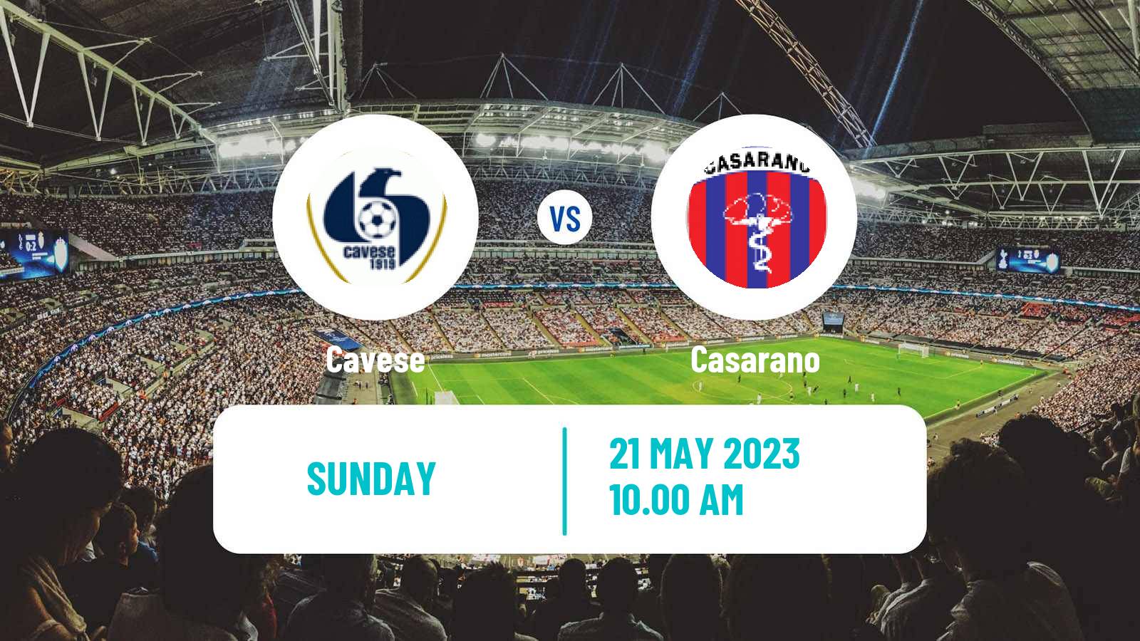 Soccer Italian Serie D - Group H Cavese - Casarano