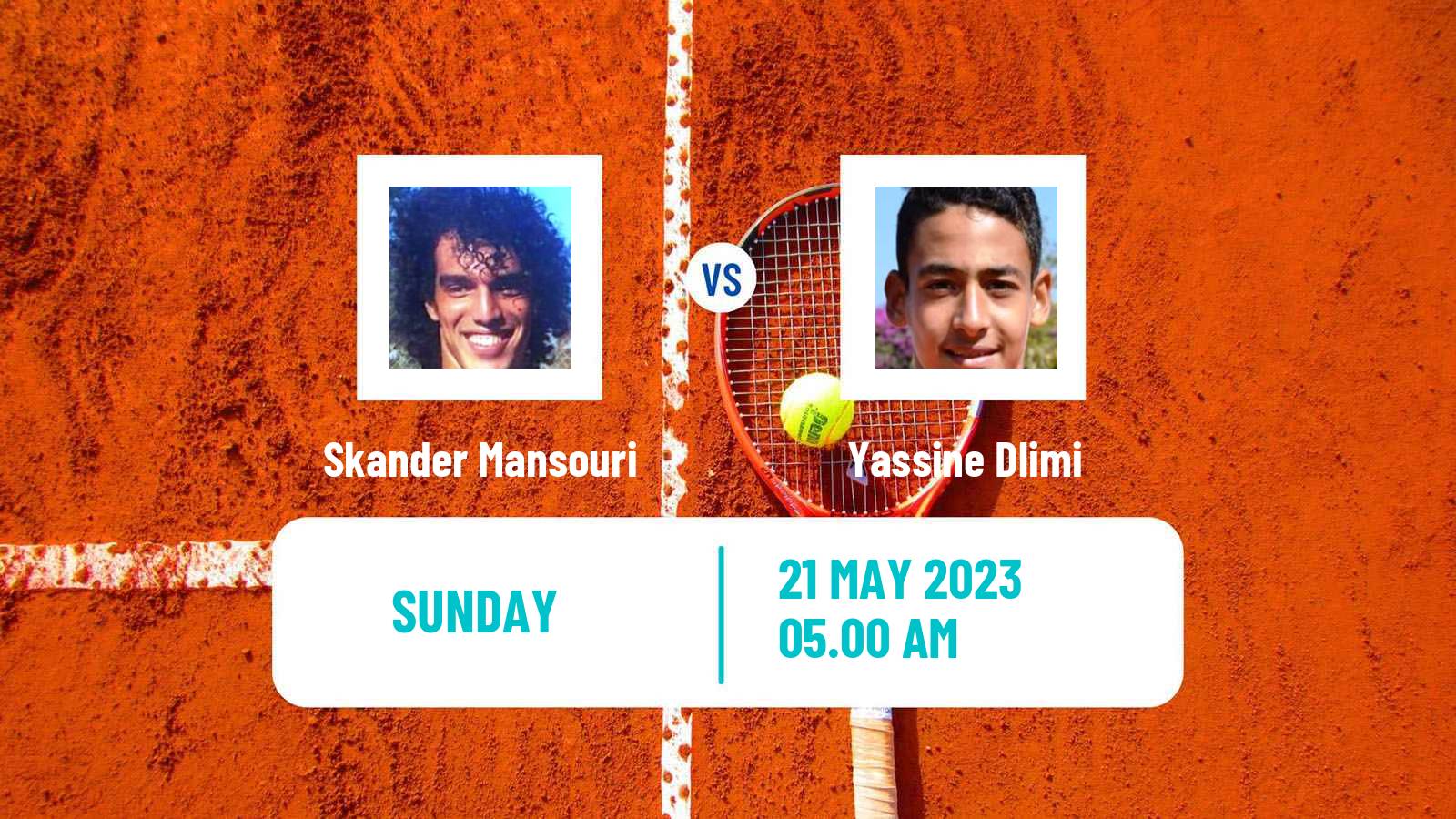 Tennis ITF M15 Monastir 20 Men Skander Mansouri - Yassine Dlimi