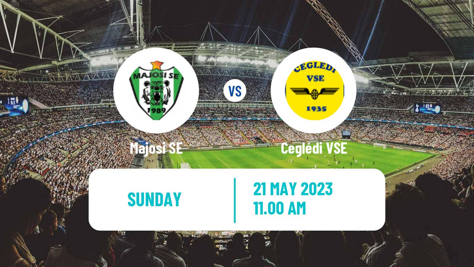 Soccer Hungarian NB III Centre Majosi - Ceglédi