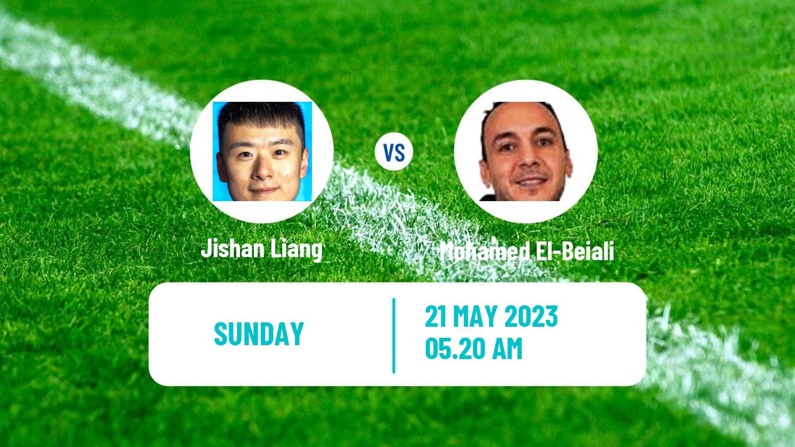 Table tennis World Championships Men Jishan Liang - Mohamed El-Beiali