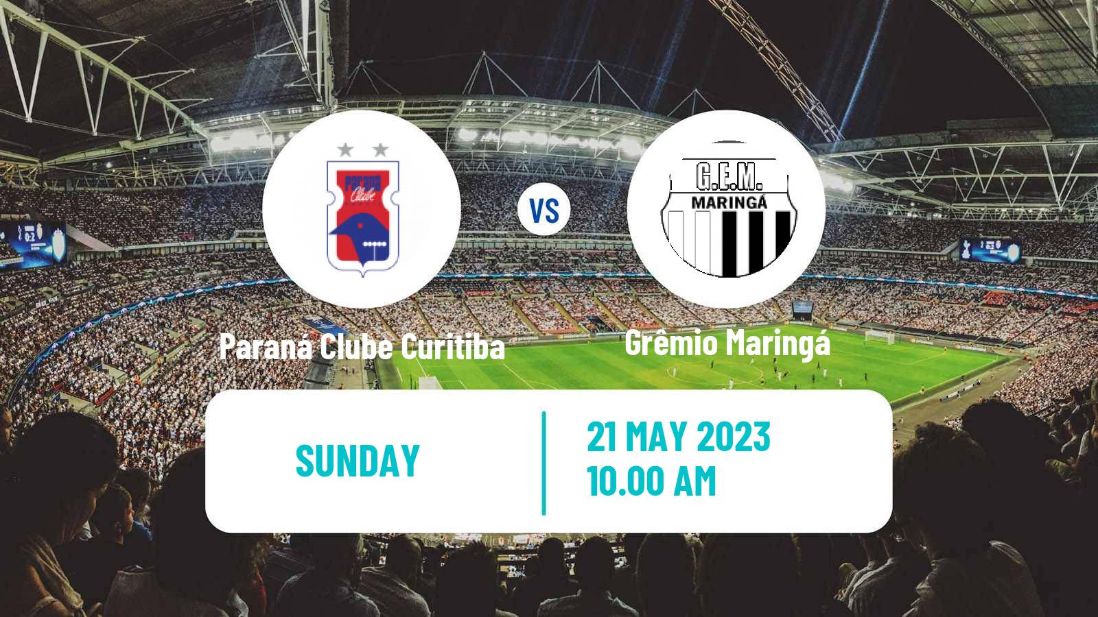 Soccer Brazilian Campeonato Paranaense 2 Paraná Clube Curitiba - Grêmio Maringá