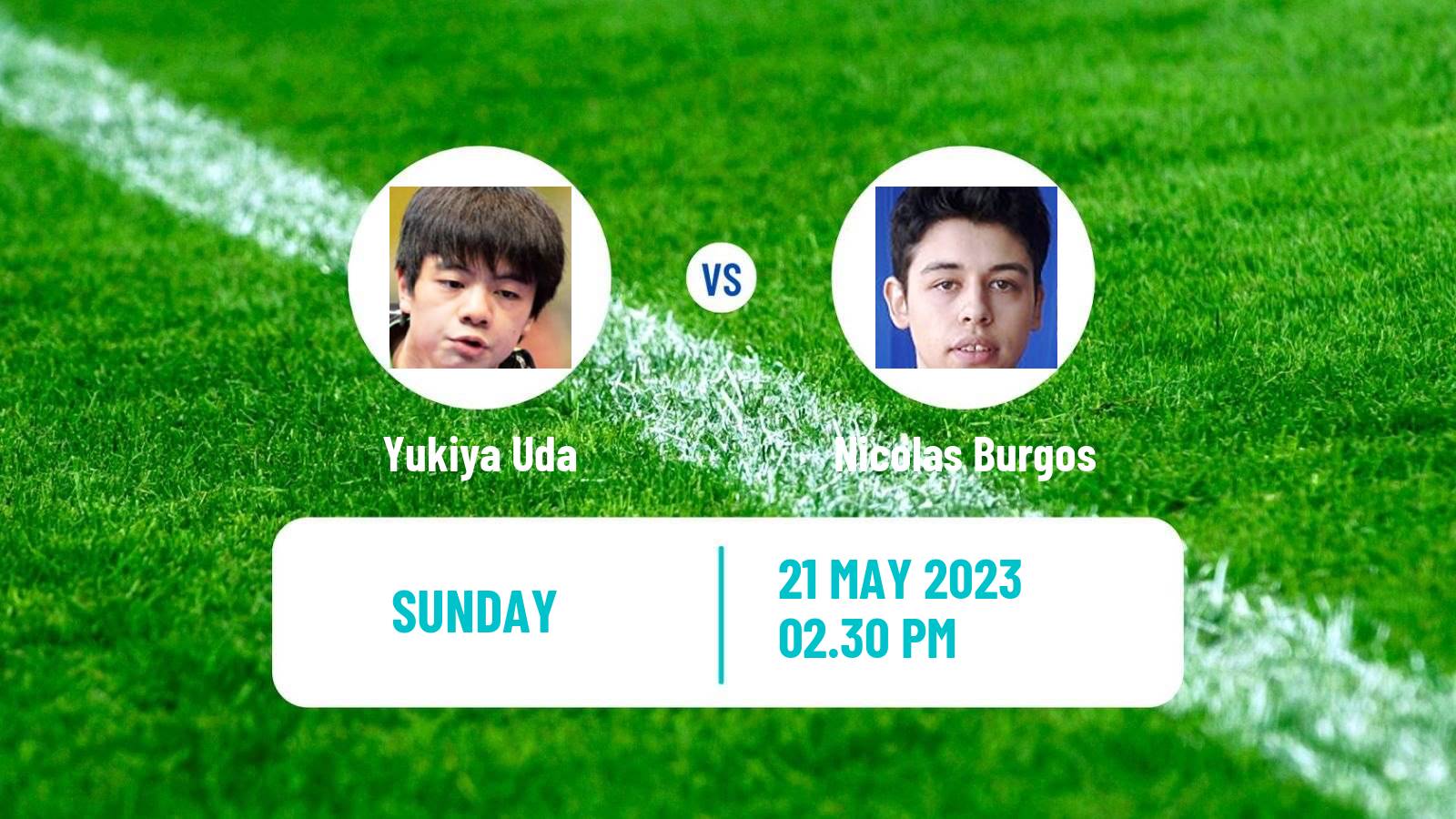 Table tennis World Championships Men Yukiya Uda - Nicolas Burgos
