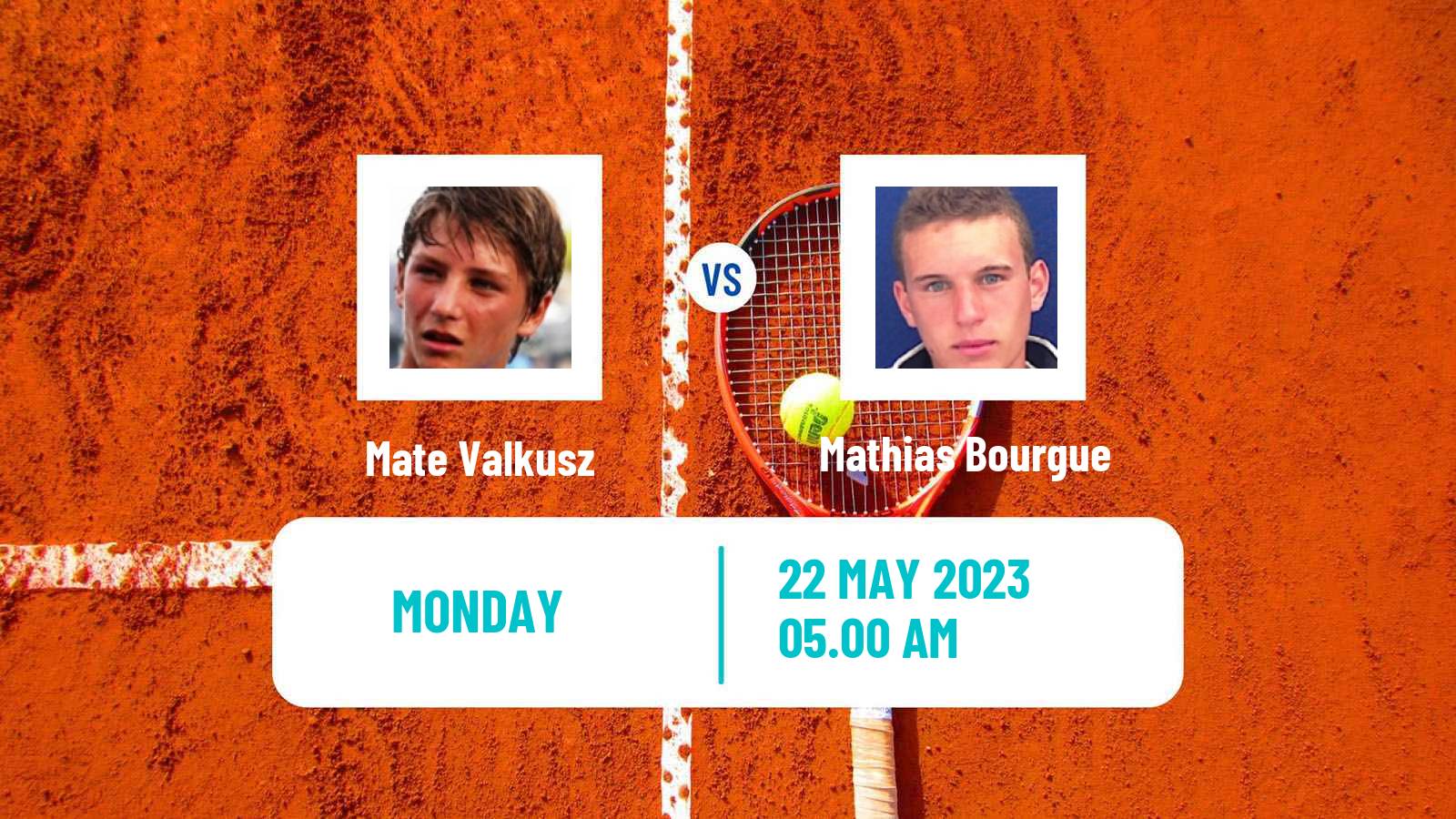 Tennis Skopje Challenger Men Mate Valkusz - Mathias Bourgue