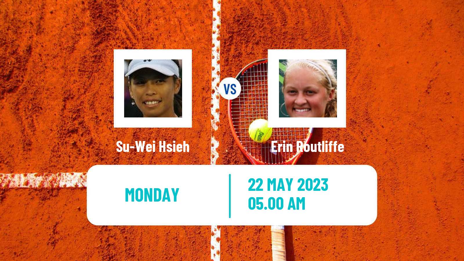 Tennis WTA Strasbourg Su-Wei Hsieh - Erin Routliffe
