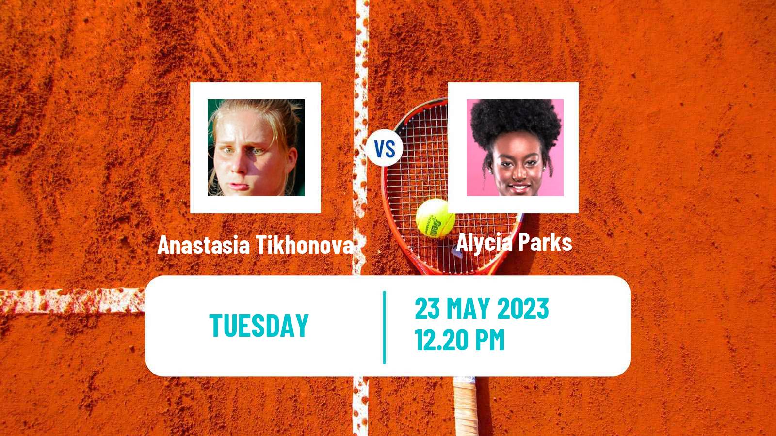 Tennis WTA Rabat Anastasia Tikhonova - Alycia Parks