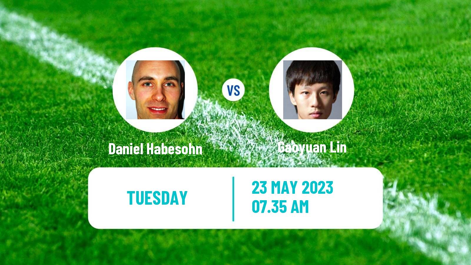 Table tennis World Championships Men Daniel Habesohn - Gaoyuan Lin