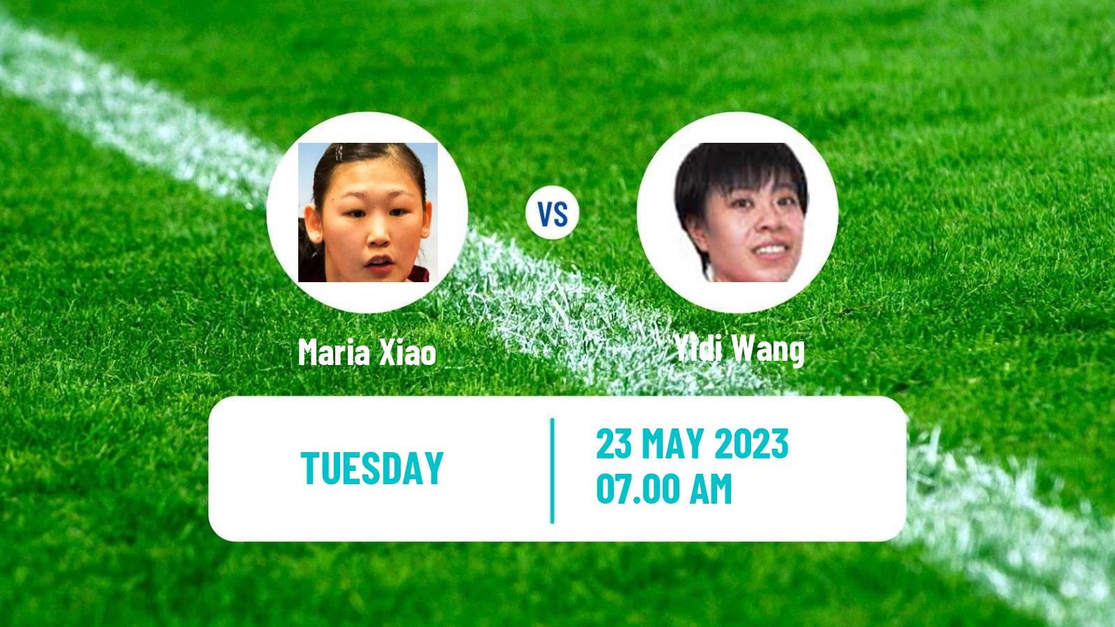 Table tennis World Championships Women Maria Xiao - Yidi Wang
