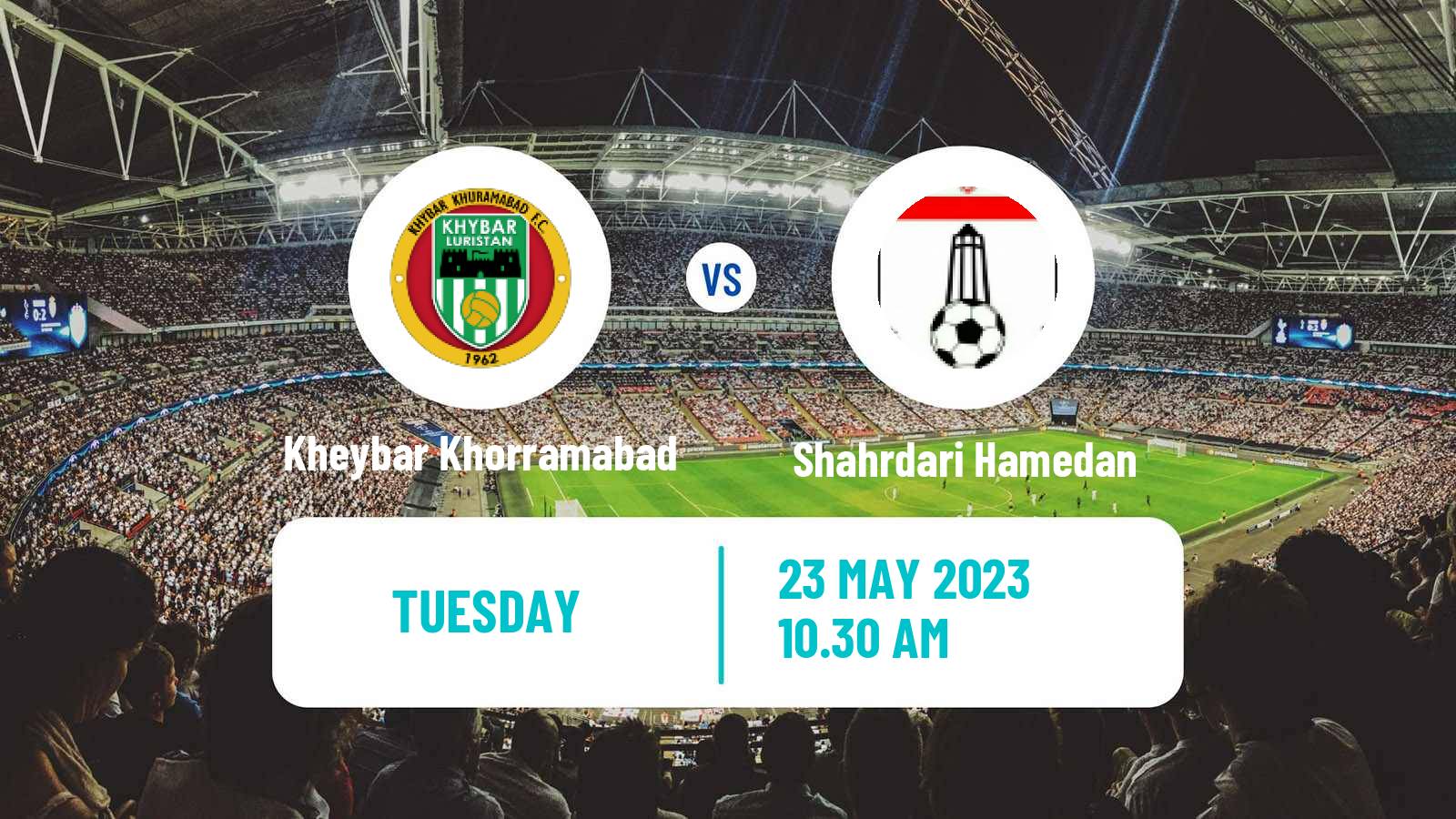 Soccer Iran Division 1 Kheybar Khorramabad - Shahrdari Hamedan