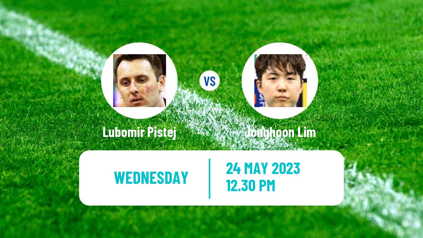 Table tennis World Championships Men Lubomir Pistej - Jonghoon Lim