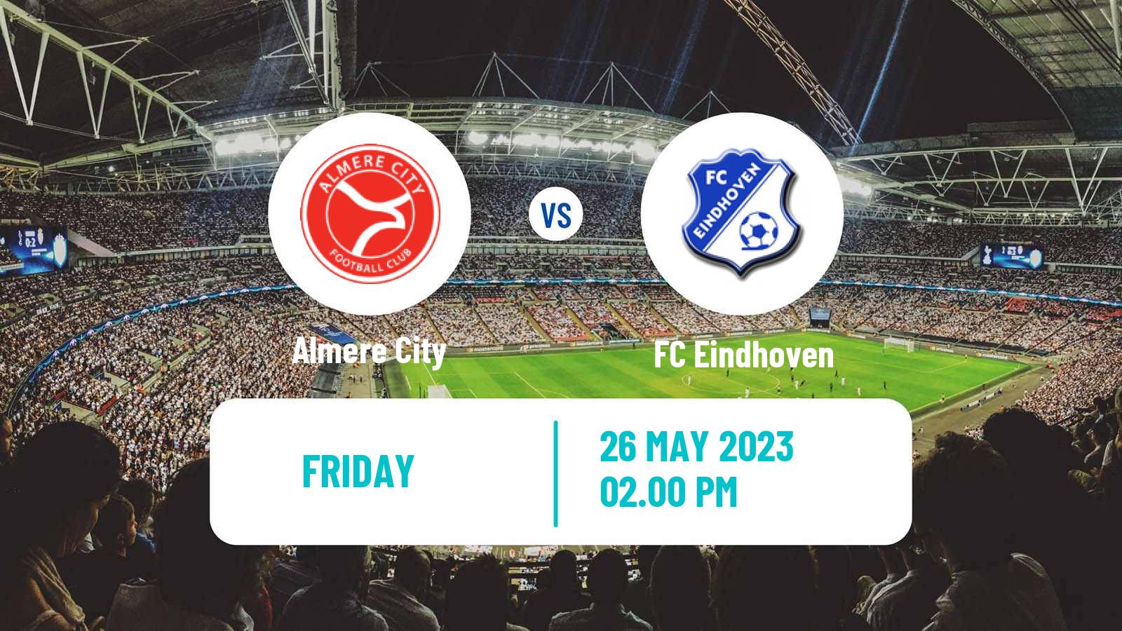 Soccer Dutch Eerste Divisie Almere City - FC Eindhoven