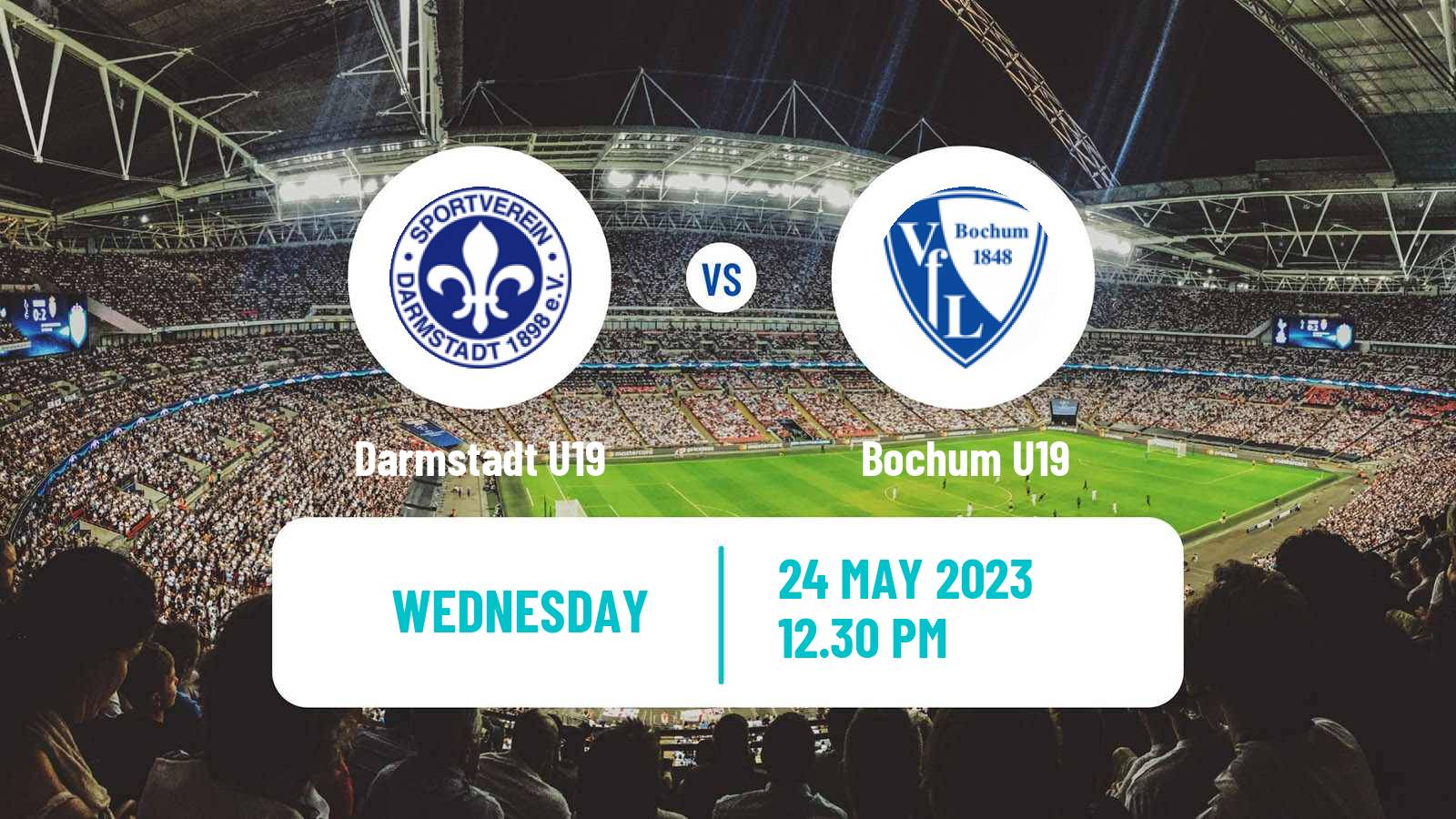 Soccer German Junioren Bundesliga Play Offs Darmstadt U19 - Bochum U19