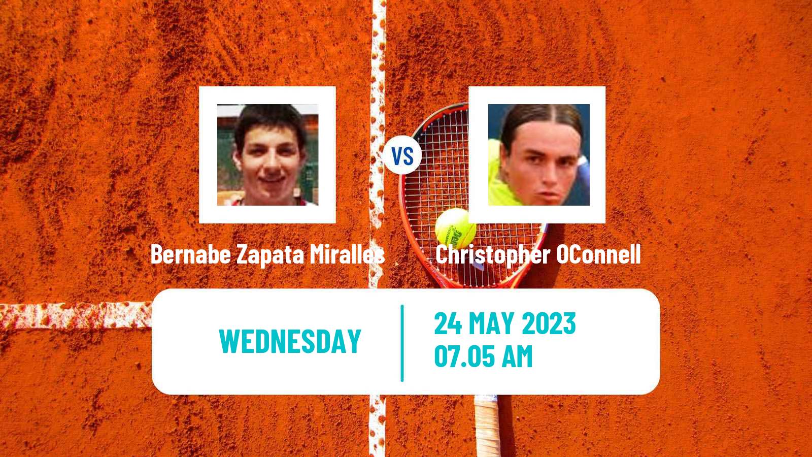 Tennis ATP Geneva Bernabe Zapata Miralles - Christopher OConnell
