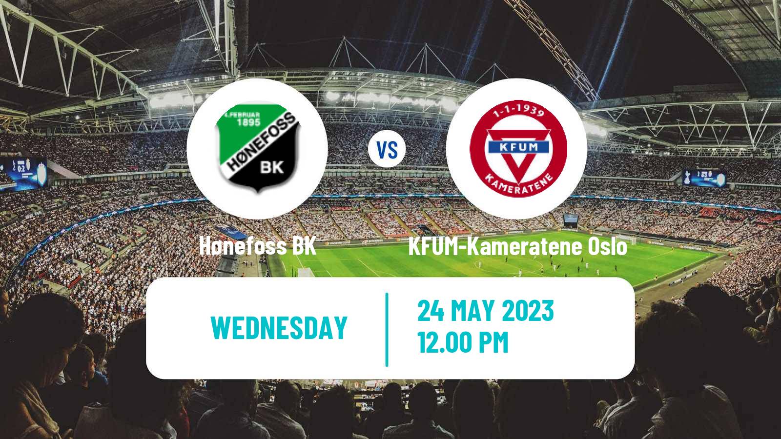 Soccer Norwegian NM Cup Hønefoss - KFUM-Kameratene Oslo
