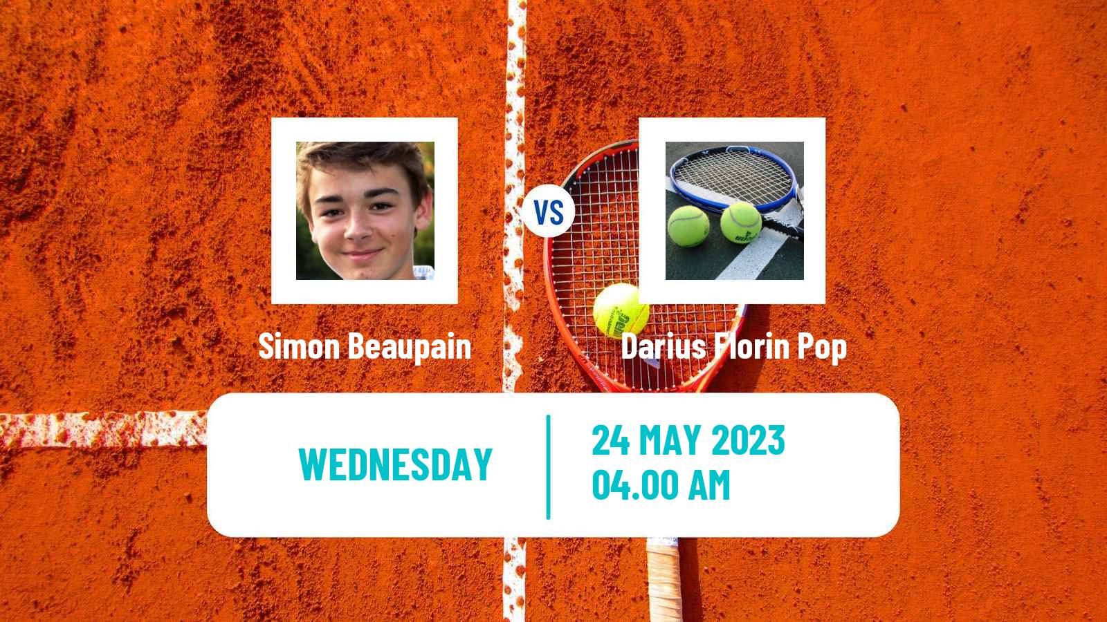 Tennis ITF M15 Bucharest Men Simon Beaupain - Darius Florin Pop