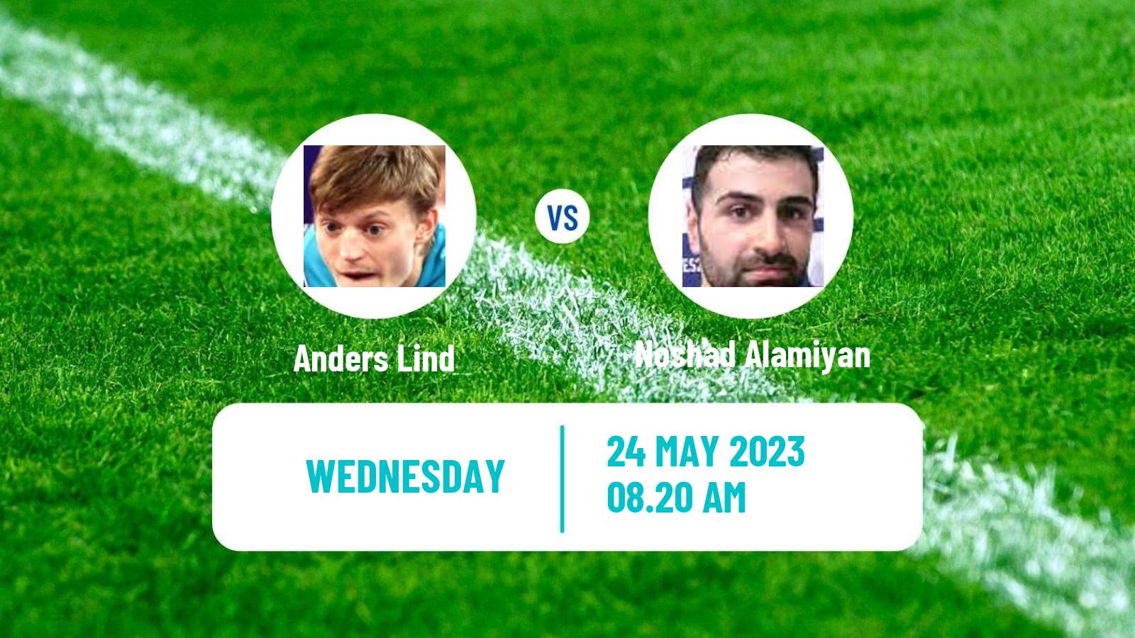 Table tennis World Championships Men Anders Lind - Noshad Alamiyan