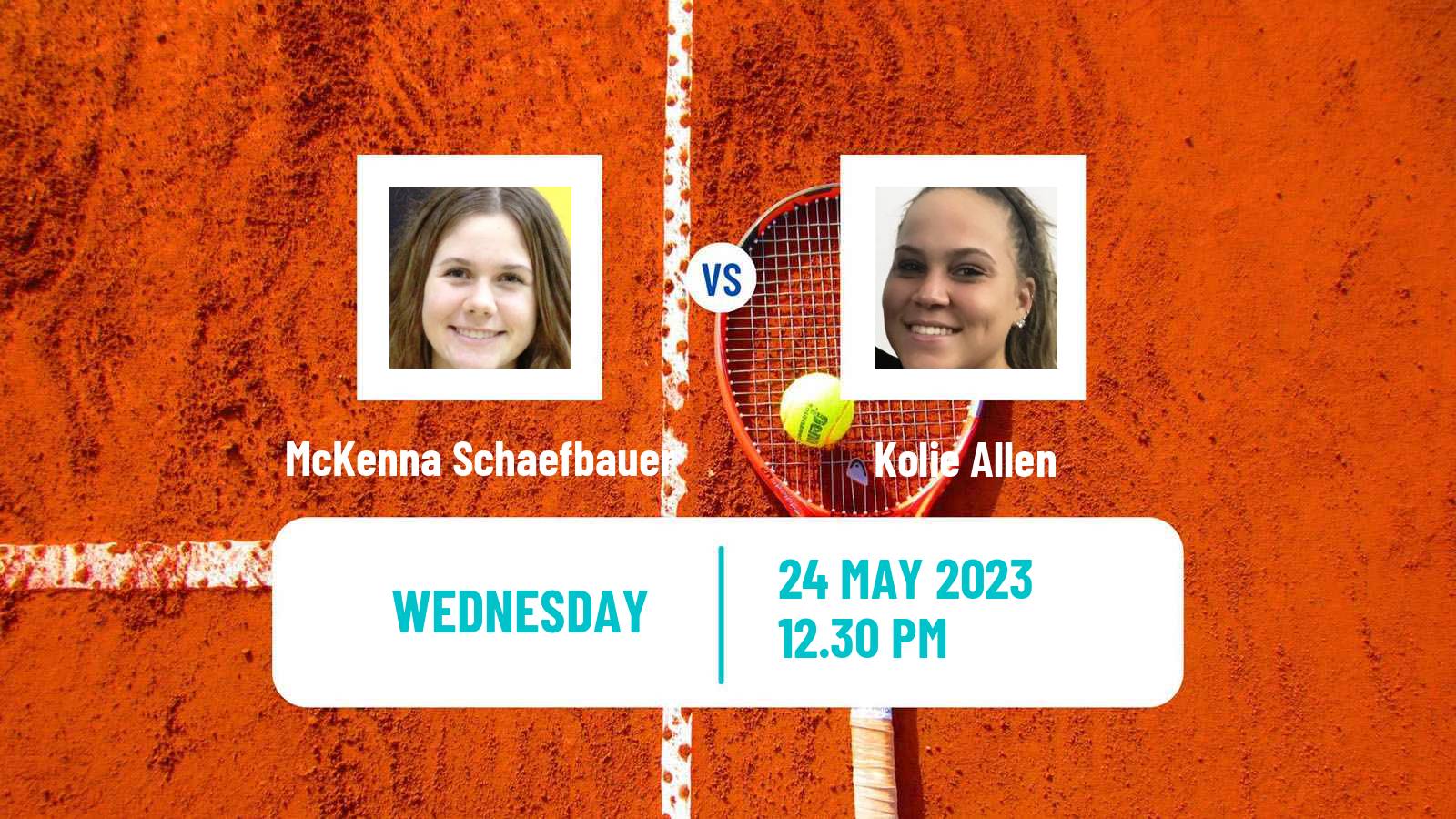 Tennis ITF W15 Huntsville Al Women McKenna Schaefbauer - Kolie Allen