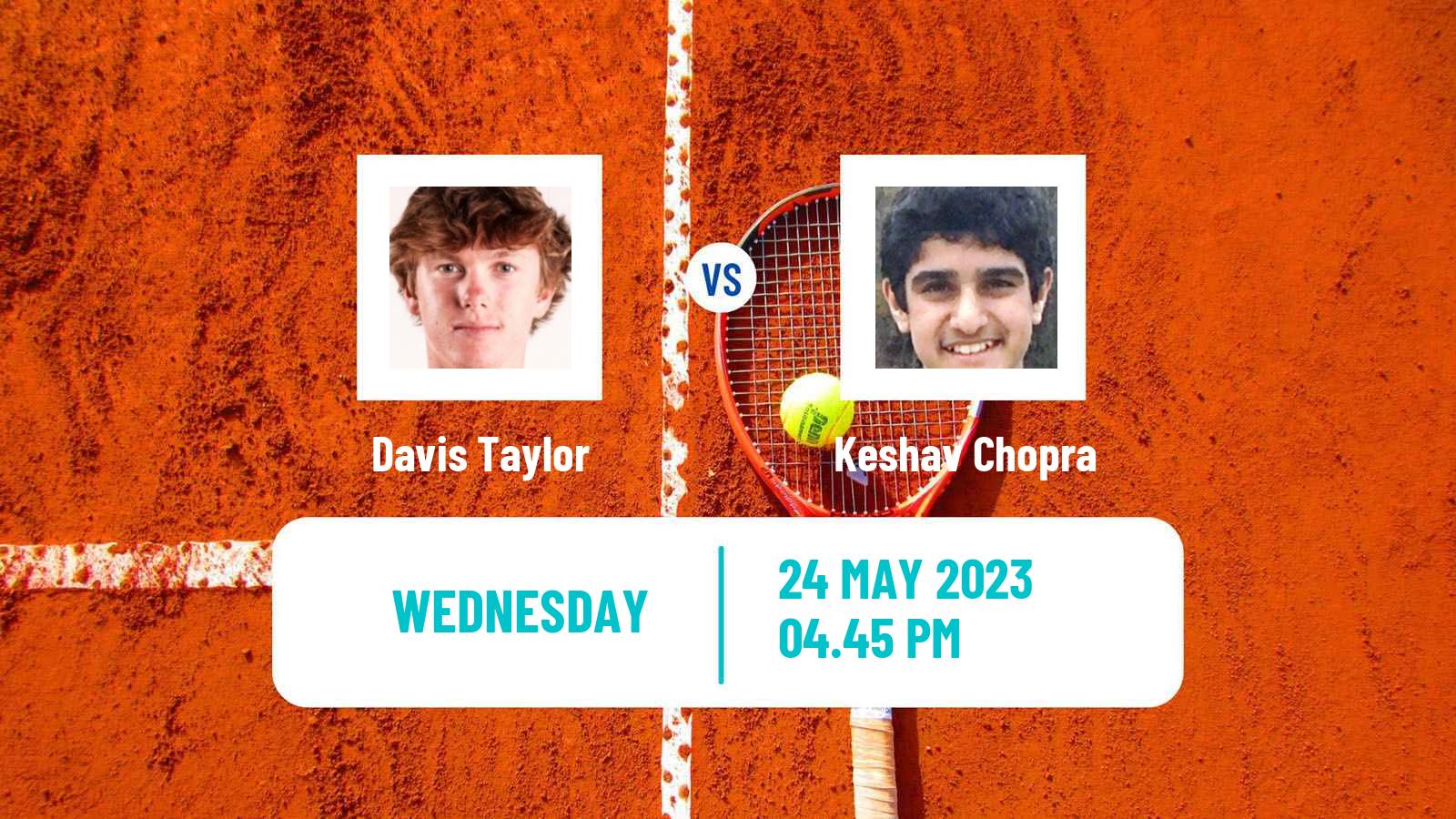Tennis ITF M15 Huntsville Al Men Davis Taylor - Keshav Chopra