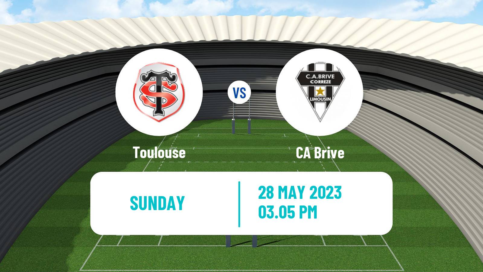 Rugby union French Top 14 Toulouse - Brive