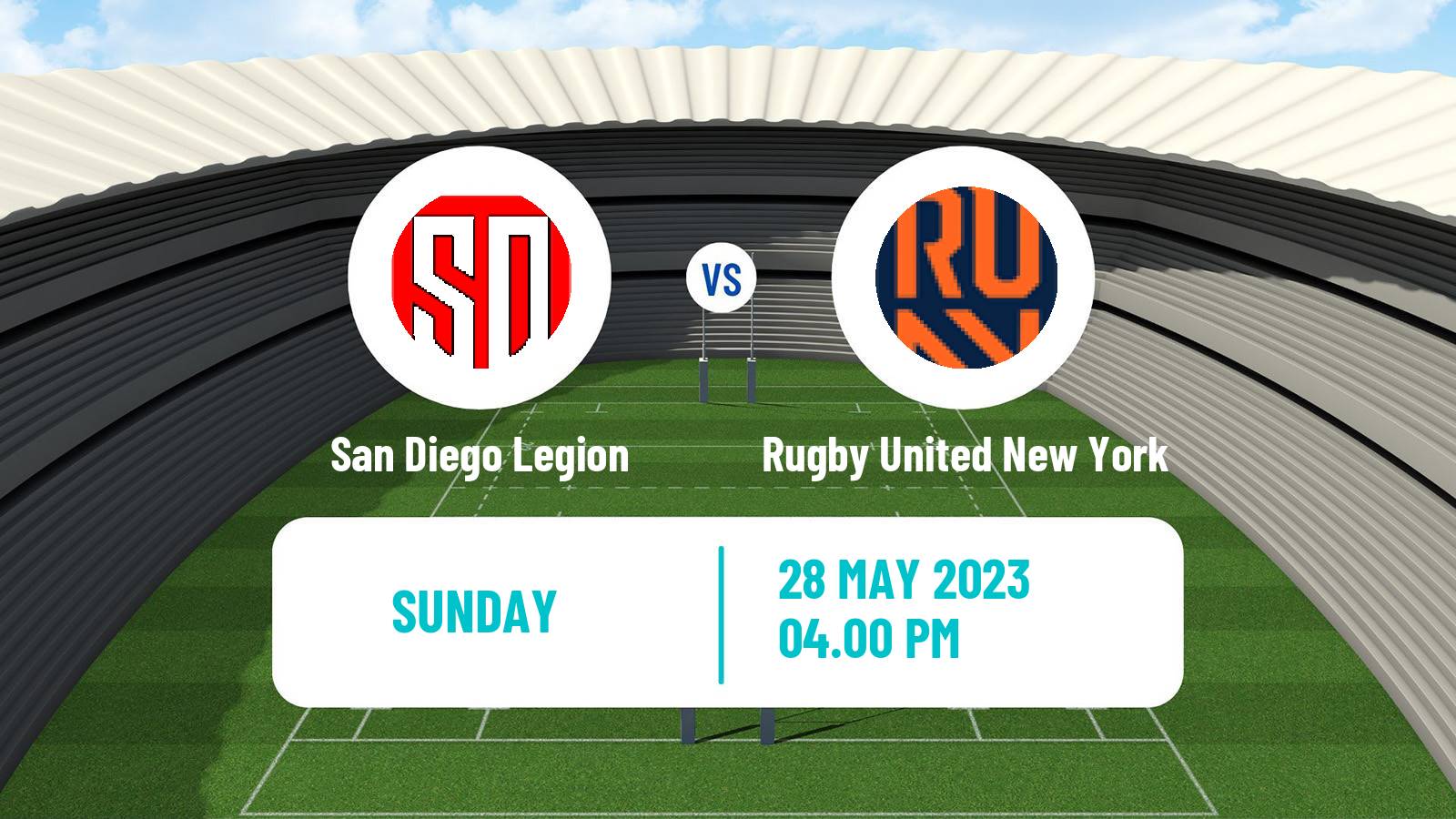 Rugby union USA Major League Rugby San Diego Legion - Rugby United New York