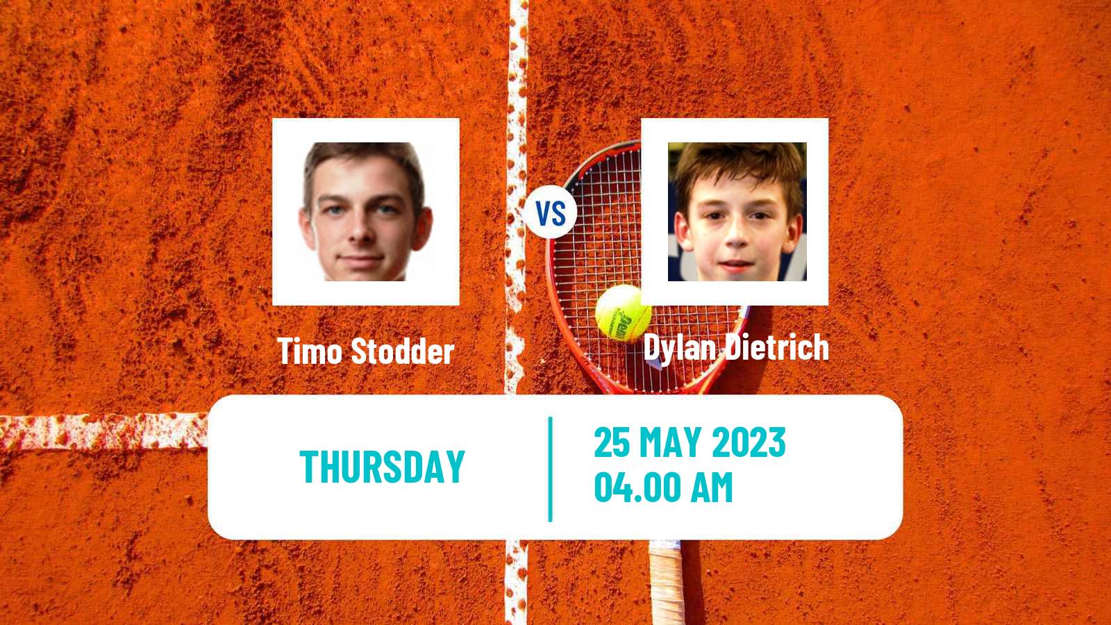 Tennis ITF M25 Most Men Timo Stodder - Dylan Dietrich