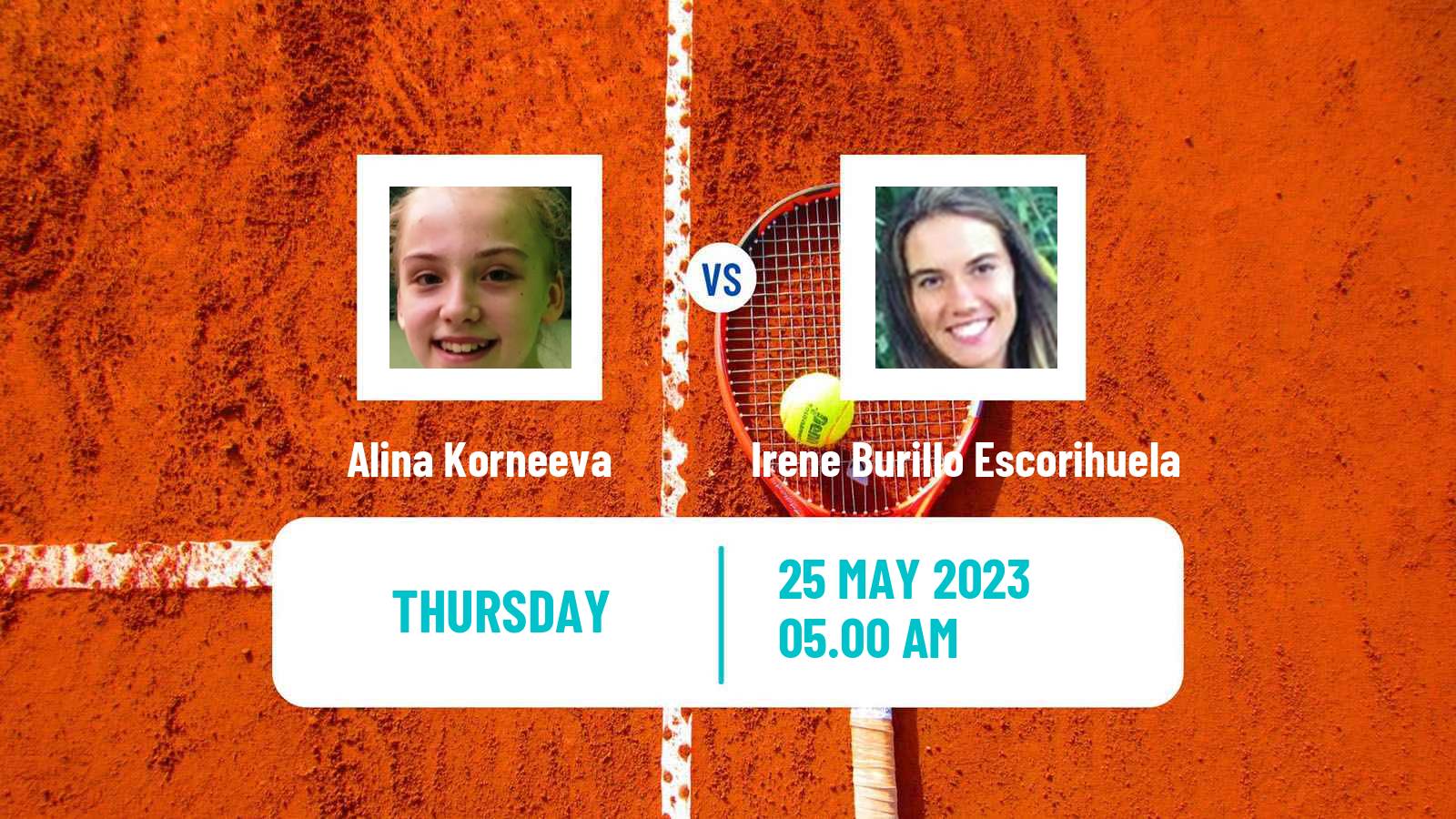 Tennis ITF W60 Grado Women Alina Korneeva - Irene Burillo Escorihuela