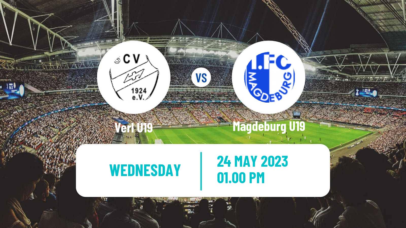 Soccer German Junioren Bundesliga Play Offs Verl U19 - Magdeburg U19