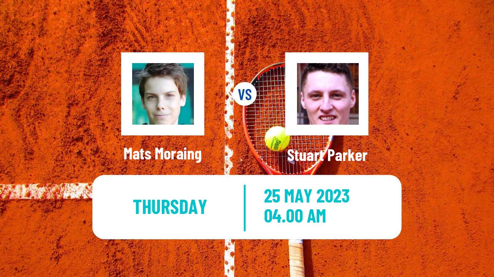 Tennis ITF M25 Most Men Mats Moraing - Stuart Parker