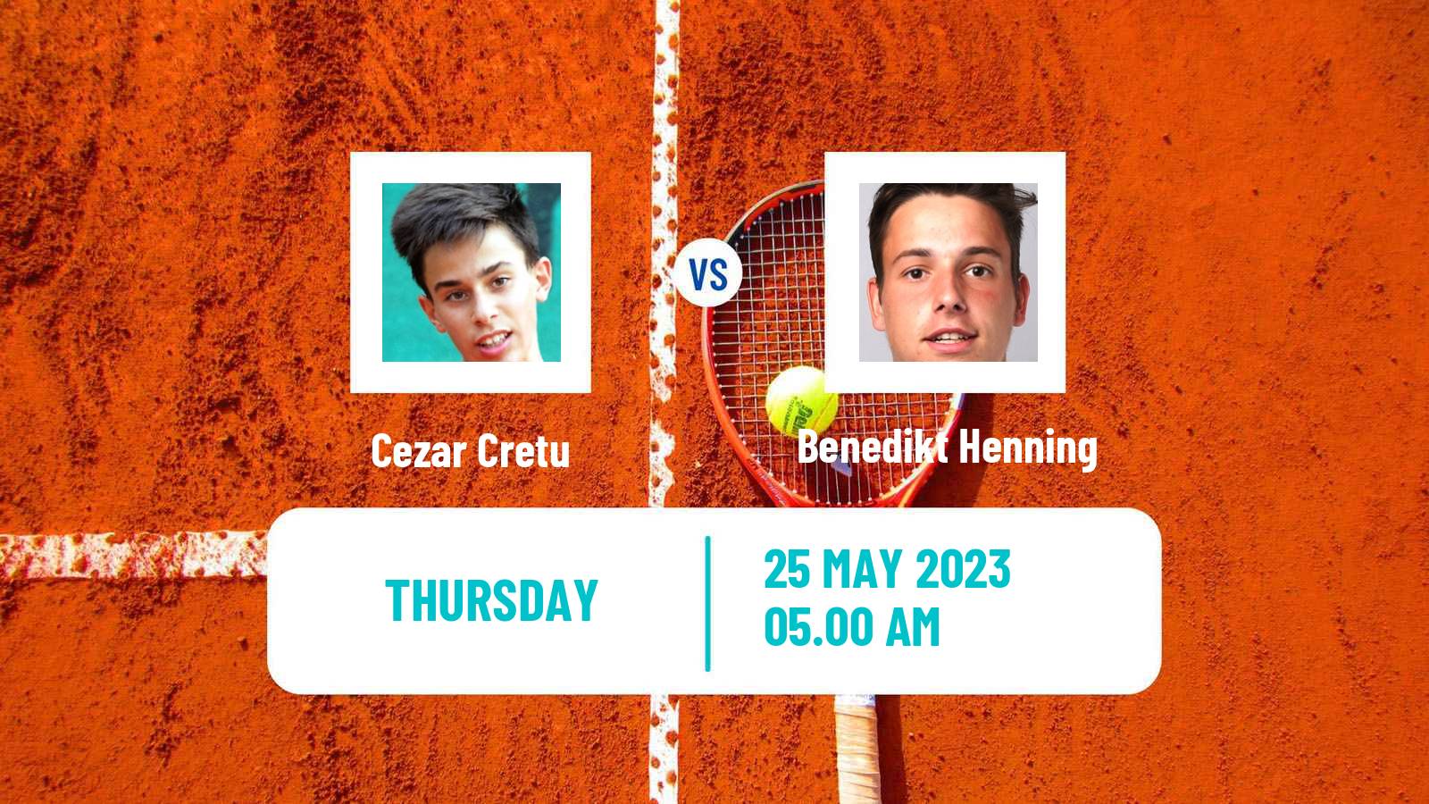 Tennis ITF M15 Bucharest Men Cezar Cretu - Benedikt Henning