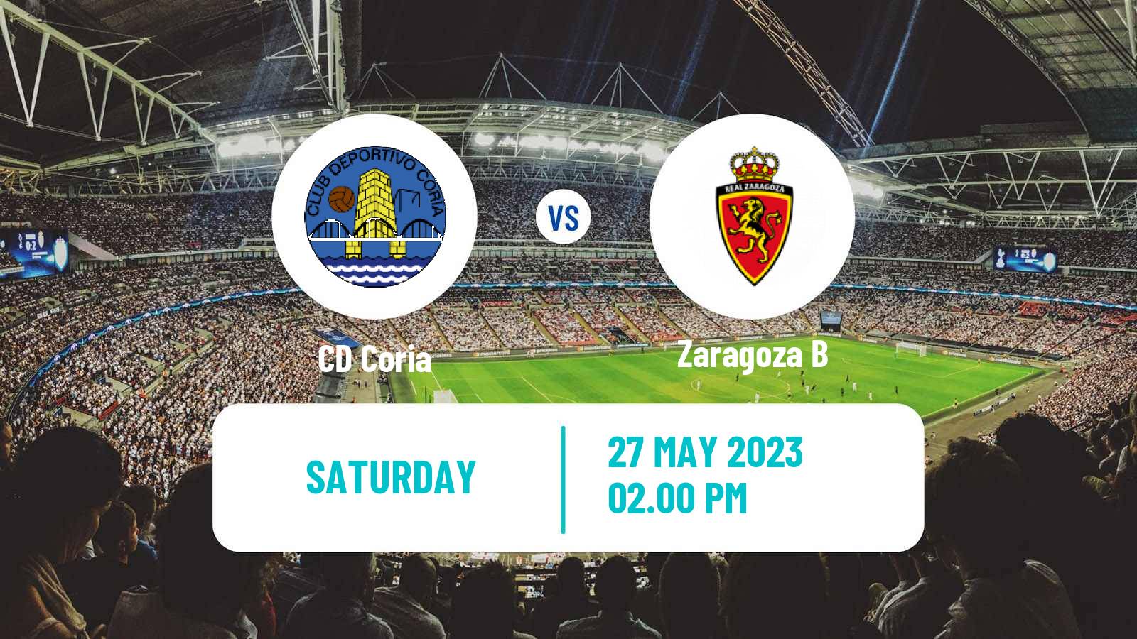 Soccer Spanish Segunda RFEF - Group 2 Coria - Zaragoza B