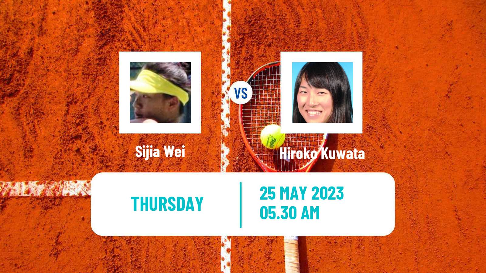 Tennis ITF W25 Monastir 3 Women Sijia Wei - Hiroko Kuwata