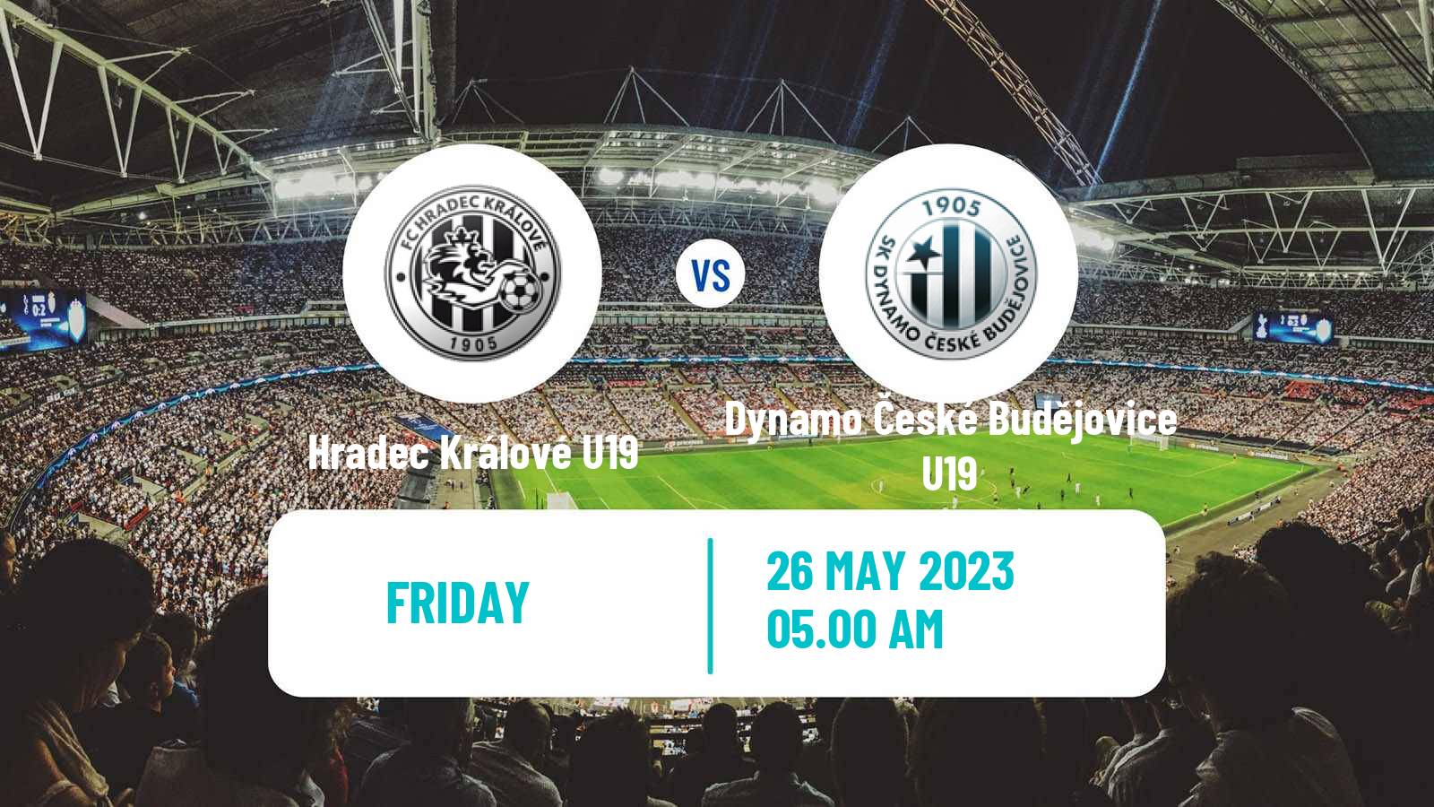 Soccer Czech U19 League Hradec Králové U19 - Dynamo České Budějovice U19