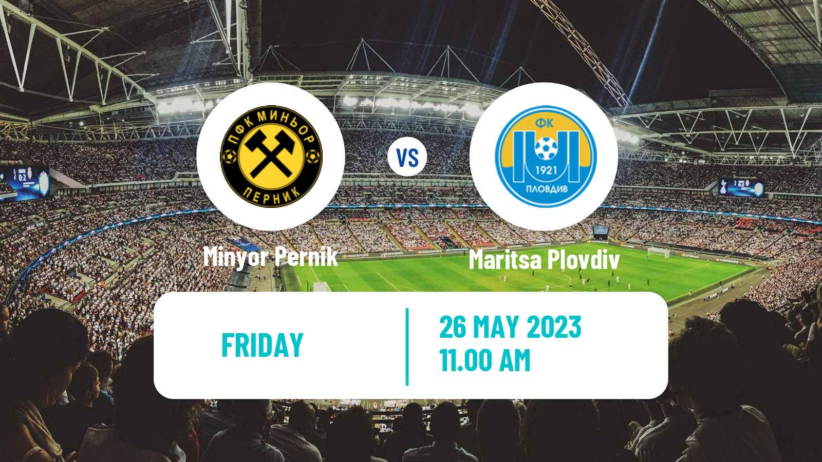 Soccer Bulgarian Vtora Liga Minyor Pernik - Maritsa Plovdiv