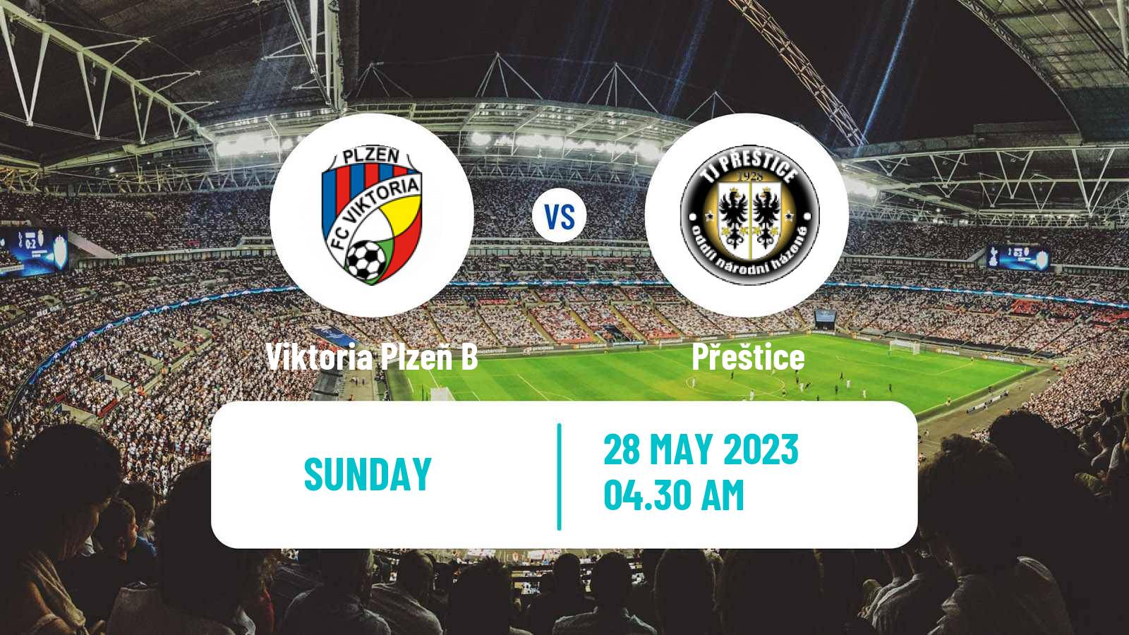 Soccer Czech CFL Group A Viktoria Plzeň B - Přeštice