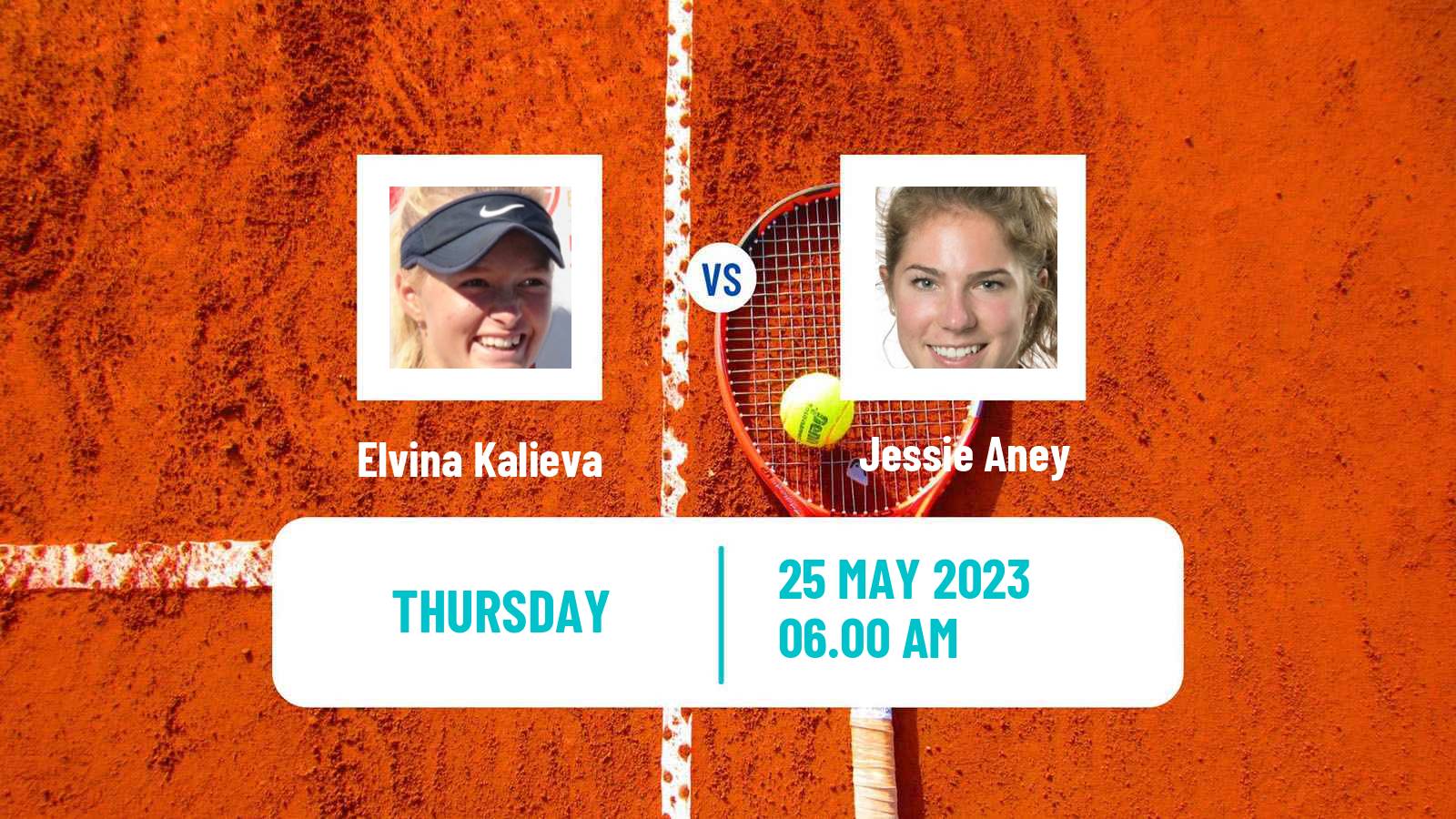 Tennis ITF W25 Warmbad Villach Women Elvina Kalieva - Jessie Aney
