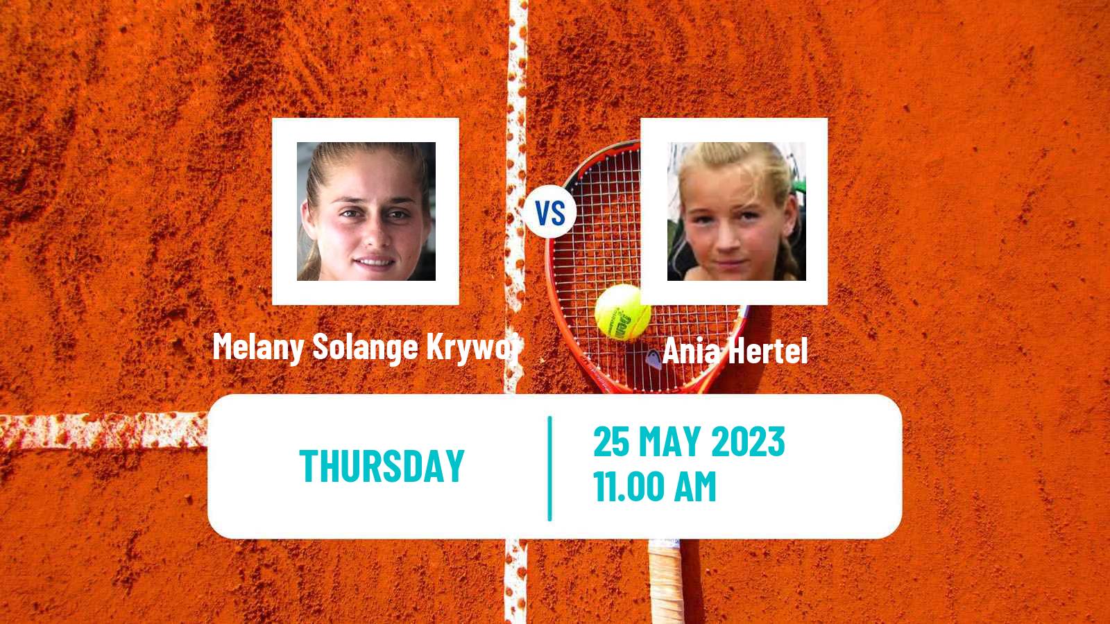 Tennis ITF W15 Huntsville Al Women Melany Solange Krywoj - Ania Hertel