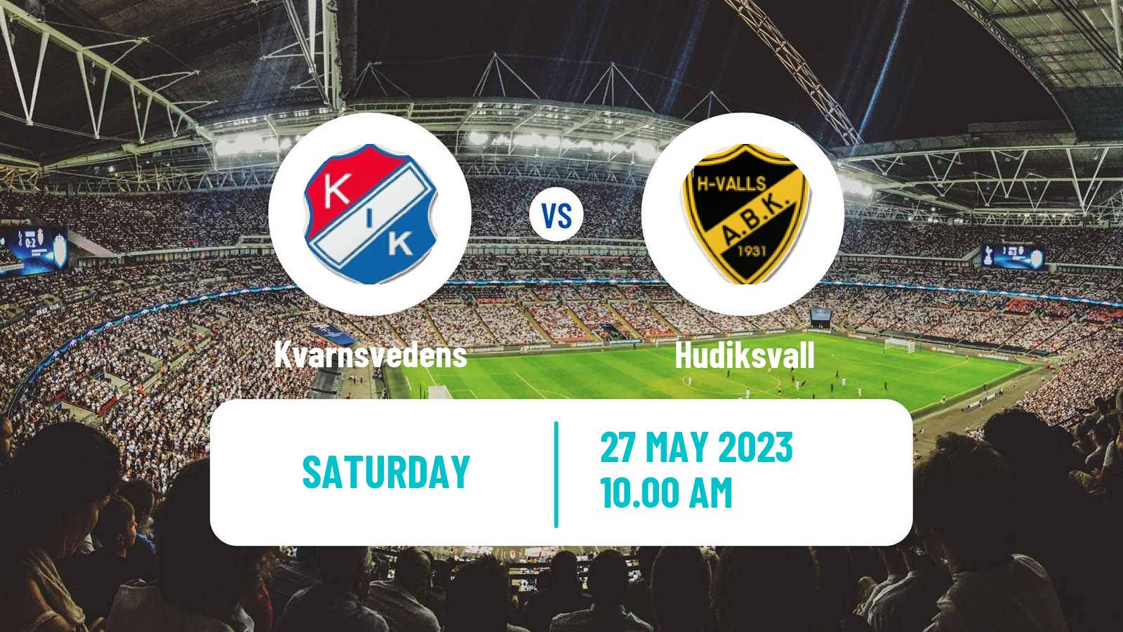 Soccer Swedish Division 2 - Norra Svealand Kvarnsvedens - Hudiksvall