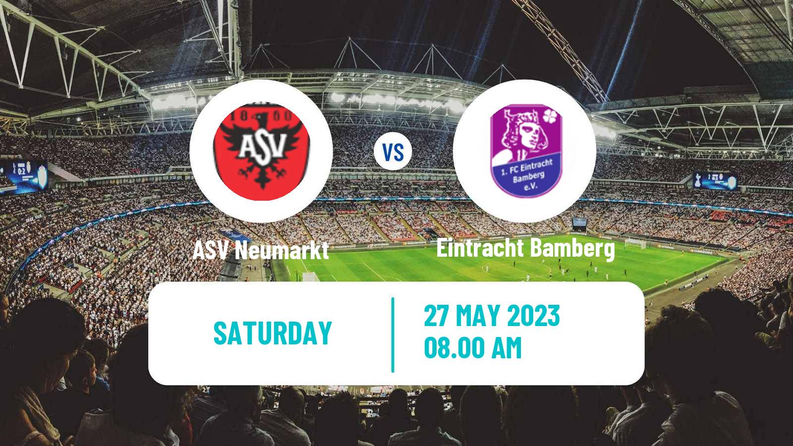 Soccer German Oberliga Bayern Nord Neumarkt - Eintracht Bamberg