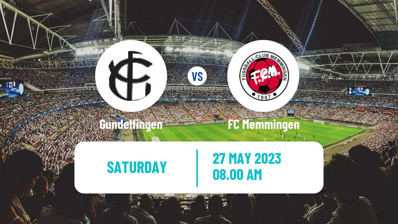 Soccer German Oberliga Bayern Süd Gundelfingen - Memmingen
